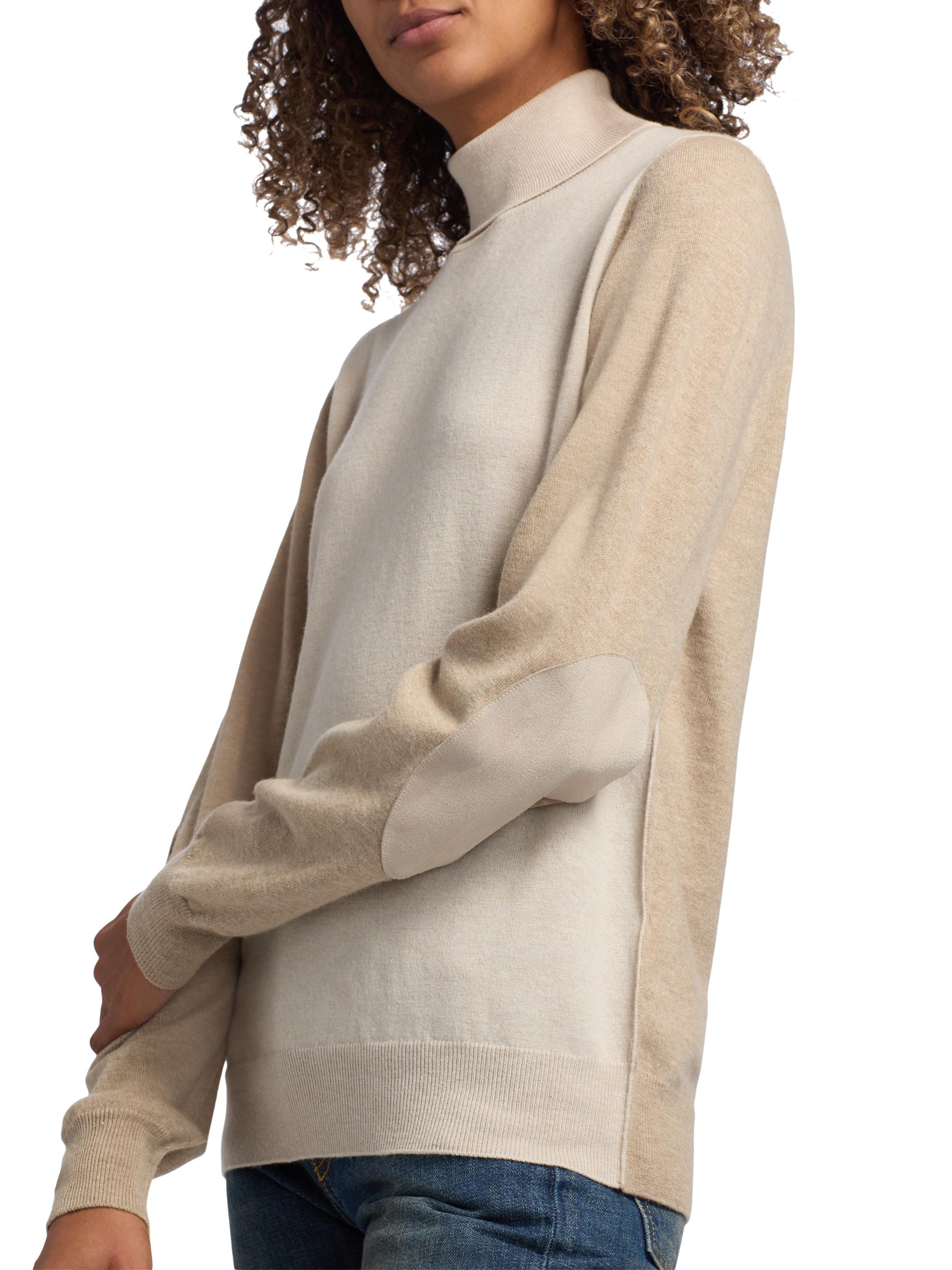 Maison Margiela Tonal Colorblocked Wool Sweater | Saks Fifth Avenue