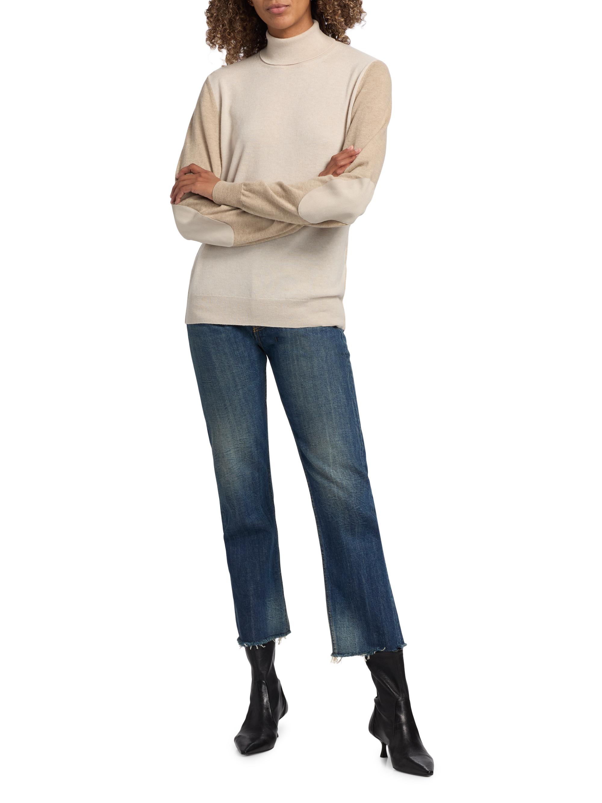 Maison Margiela Tonal Colorblocked Wool Sweater | Saks Fifth Avenue
