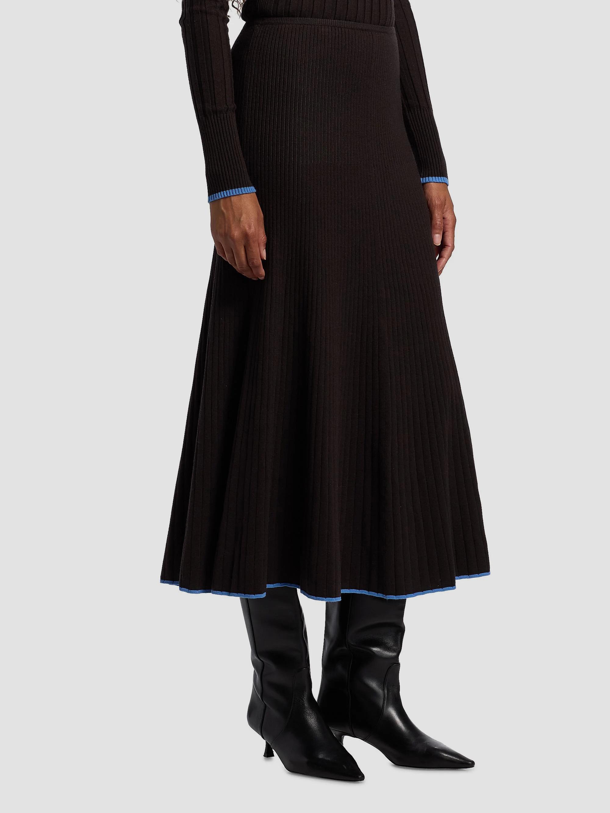 Proenza Schouler White Label Carly Souffle Knit Midi-Skirt | Saks