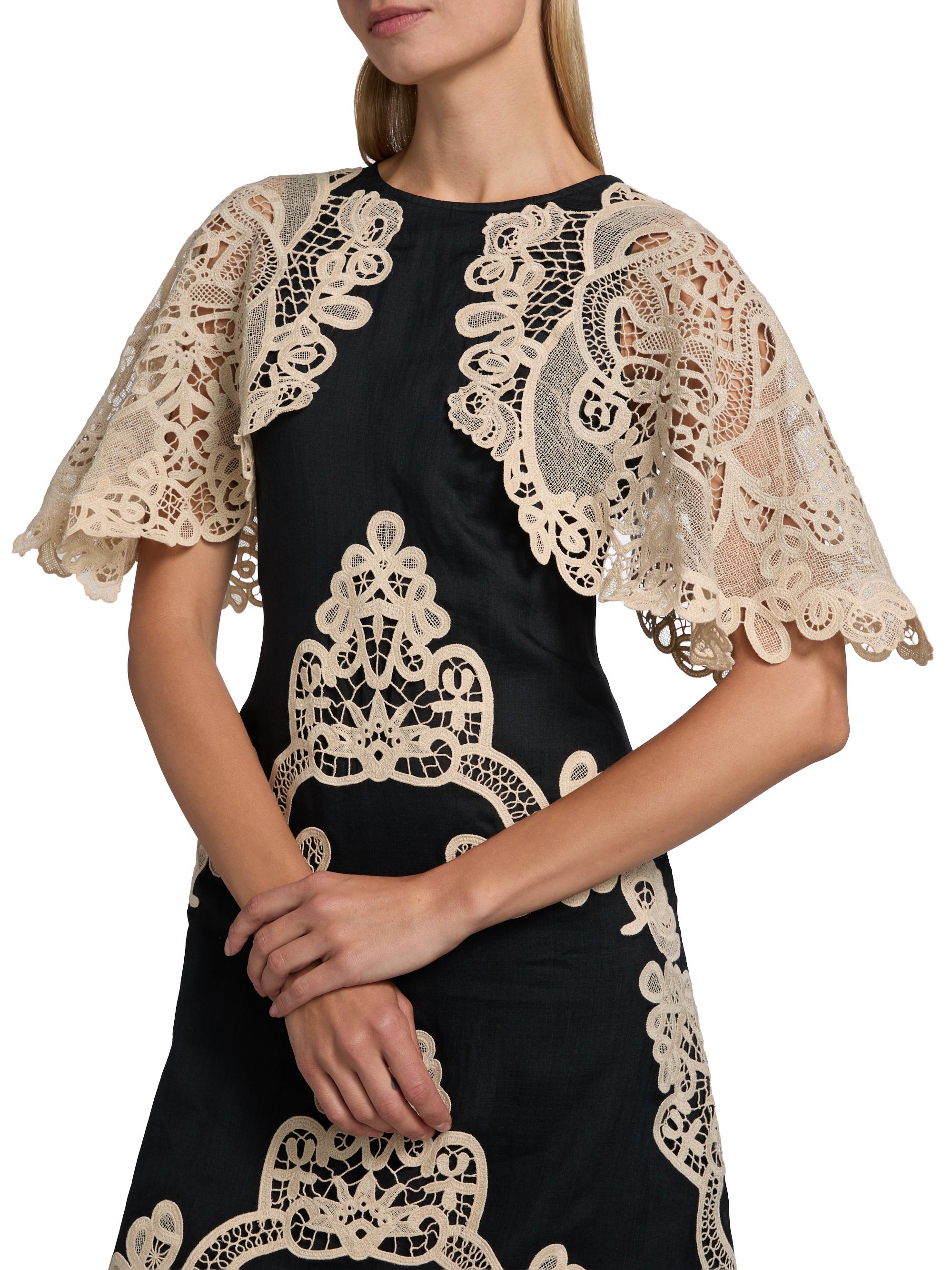 Sea Medina Lace Midi-Dress | Saks Fifth Avenue