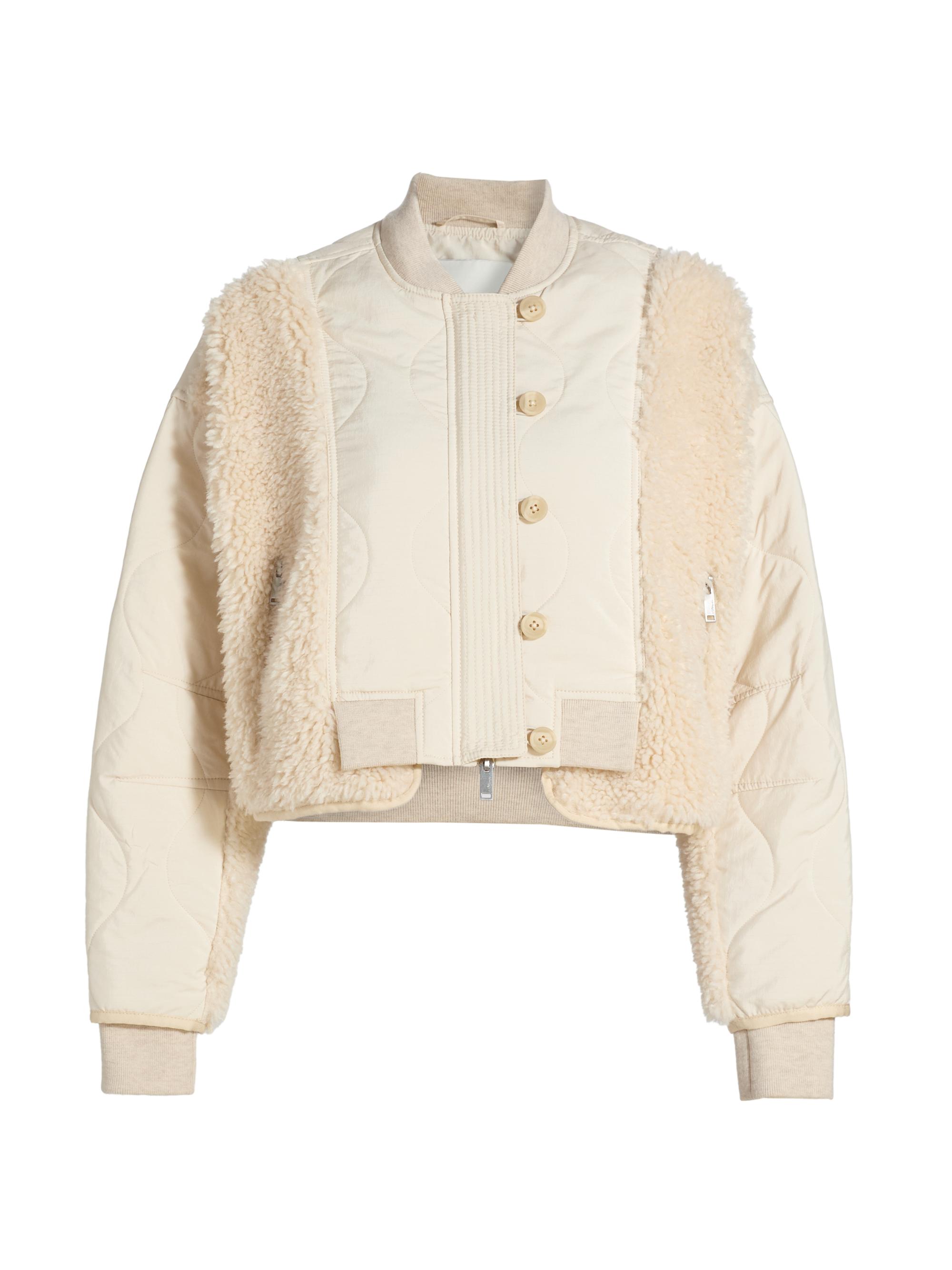 3.1 Phillip Lim Sherpa Crop Jacket | Saks Fifth Avenue