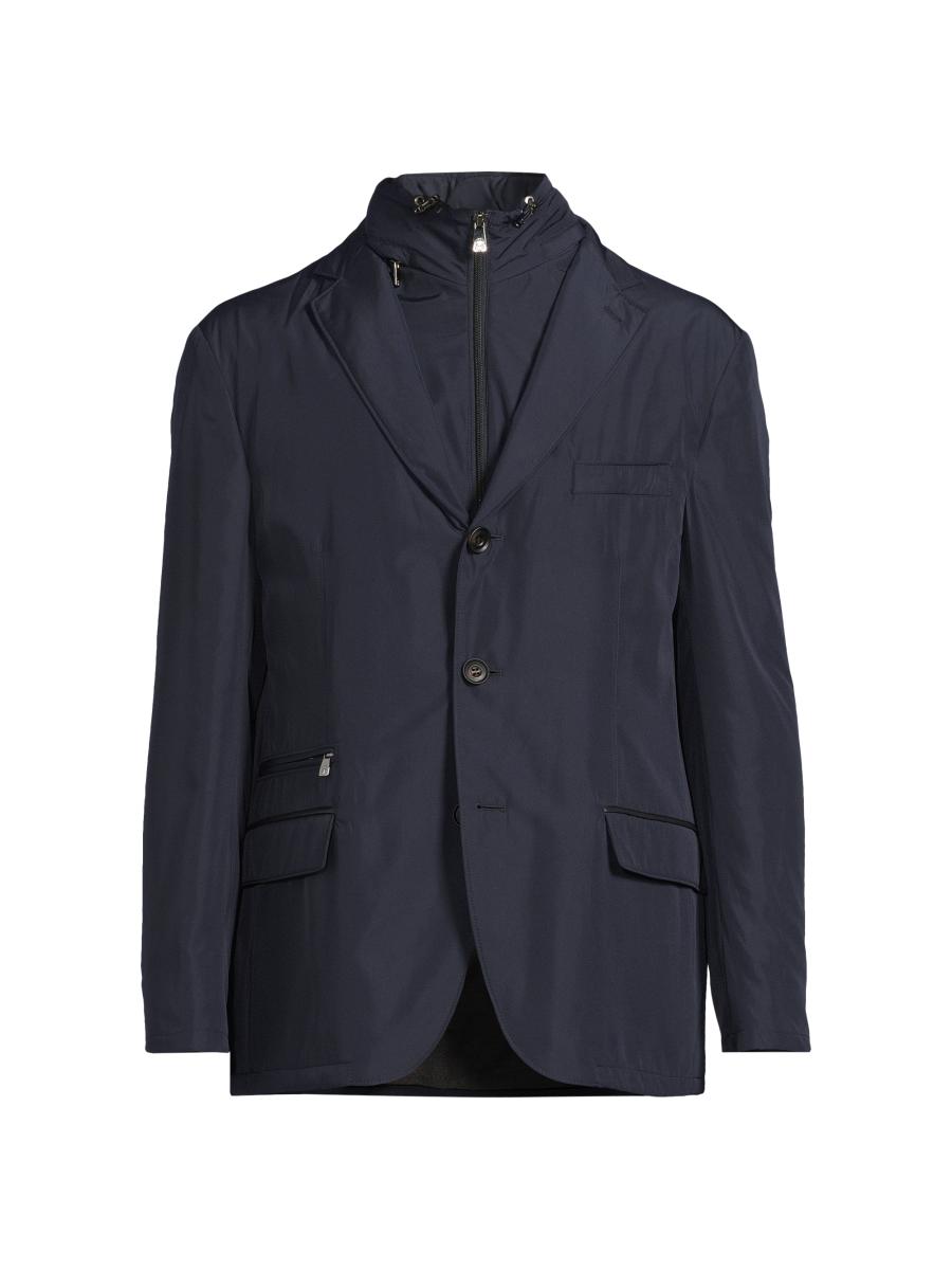 Corneliani Men's Id Tech Sport Jacket In Blue