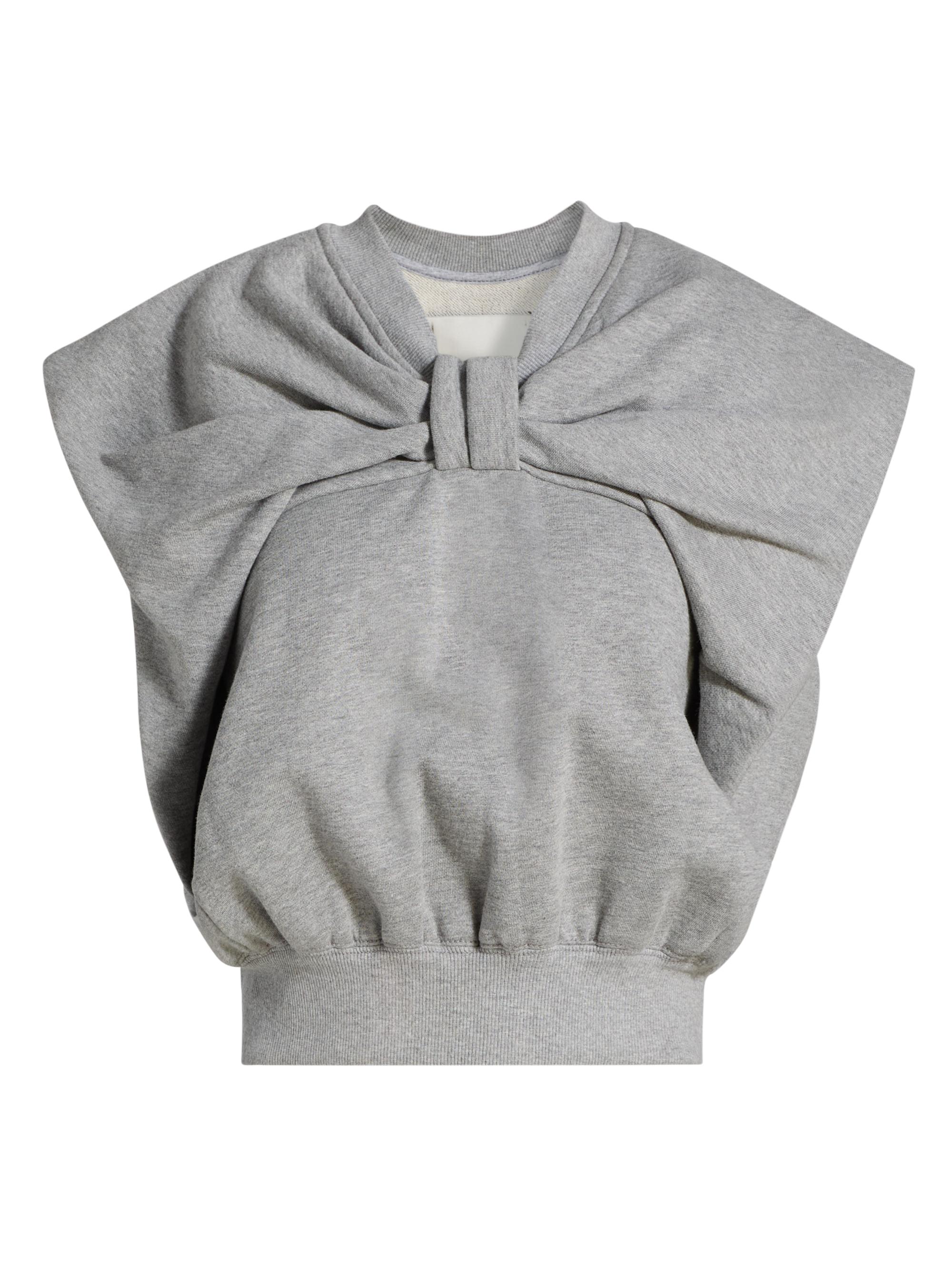 3.1 Phillip Lim Women's Bow Drape Top - Grey Melange