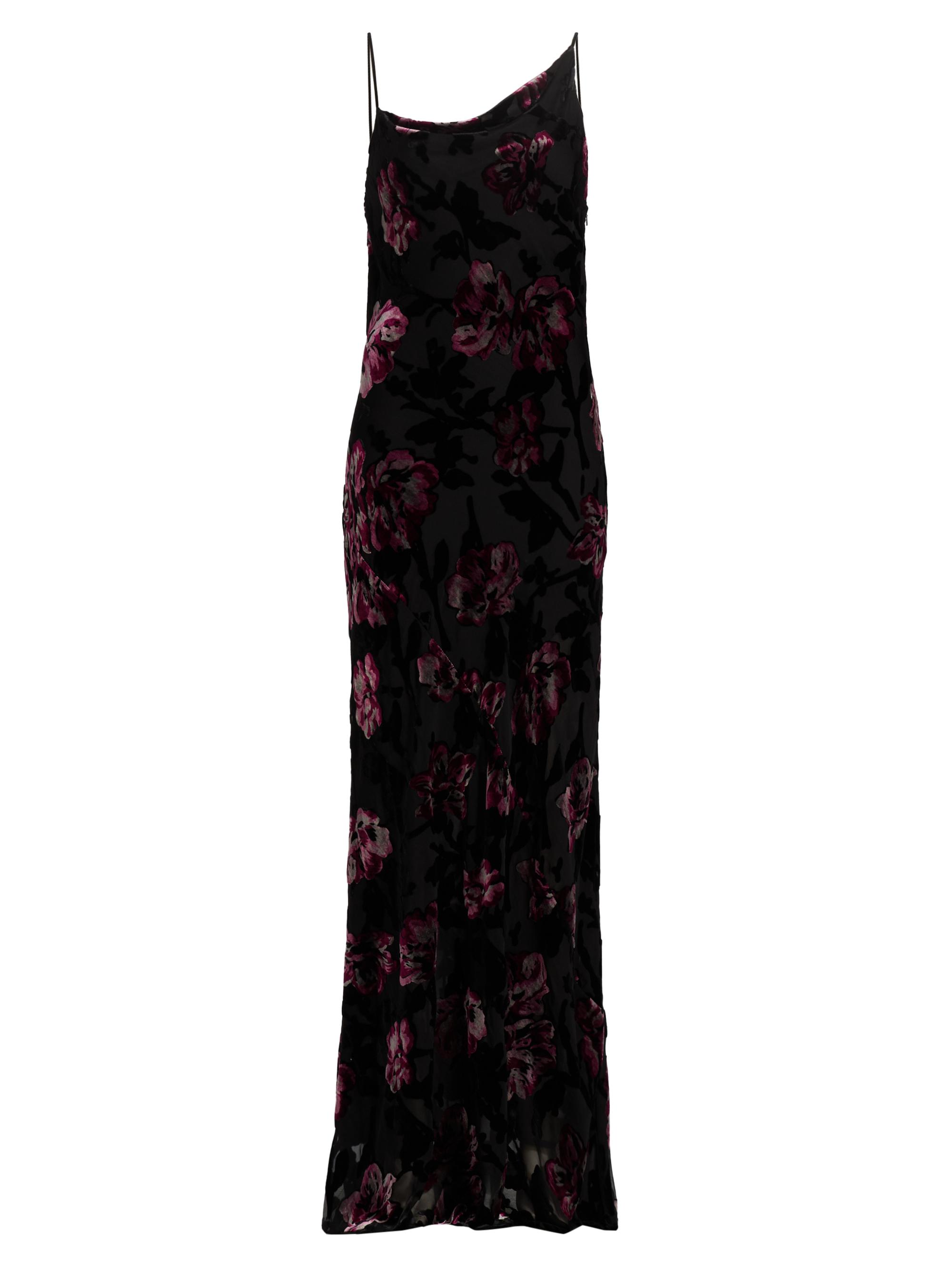 Sabina Musáyev Women's Alenoy Floral Velvet Gown - Black