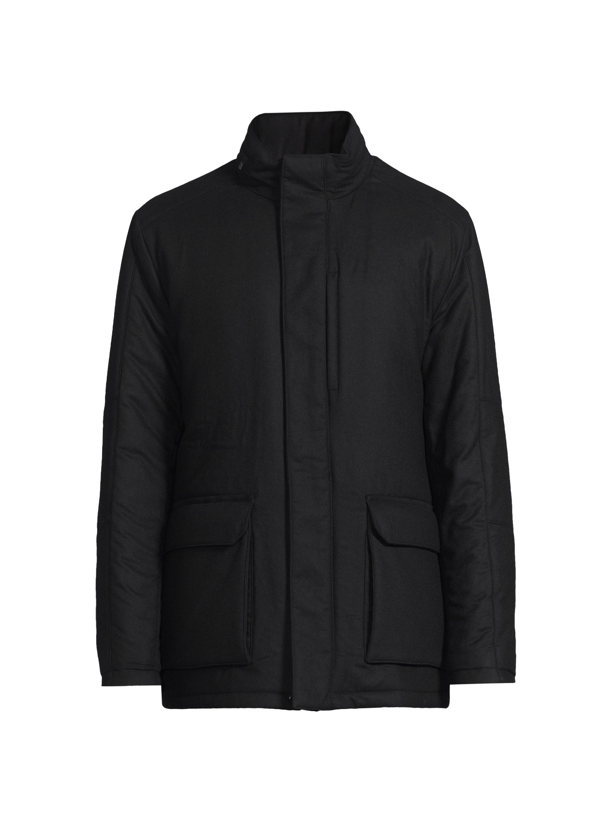 Loro Piana Icer Woven Storm Peacoat | Saks Fifth Avenue