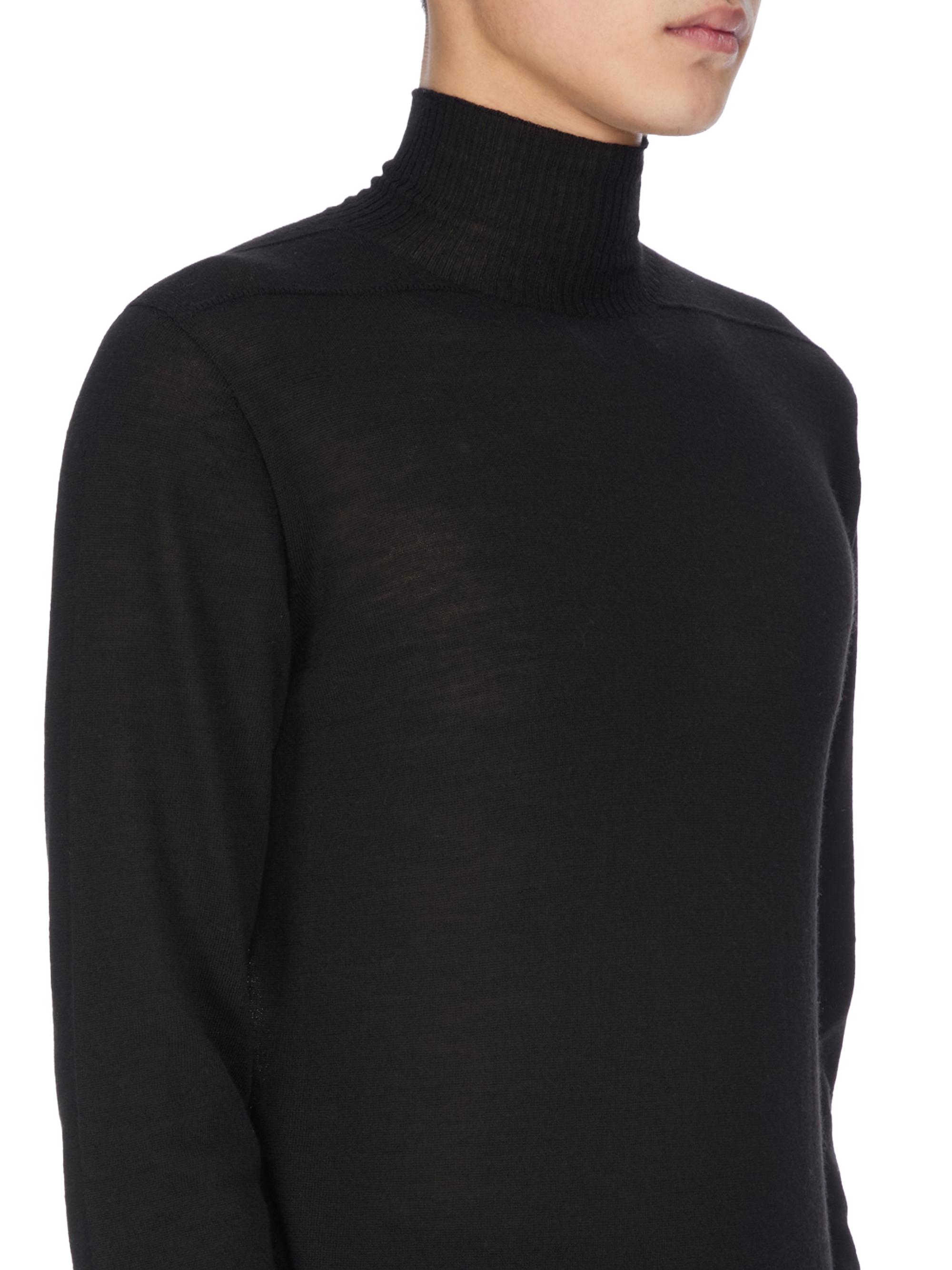 Zam Barrett ウール 長袖カットソー アルチザン Rick Owens Rick Owens Level Wool Turtleneck Sweater | Saks Fifth Avenue