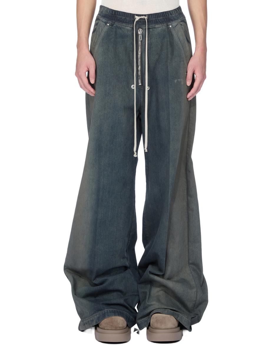 RICK OWENS WIDE BELA PANTS 美品 Rick Owens Bela Wide-Leg Denim Pants | Saks Fifth Avenue