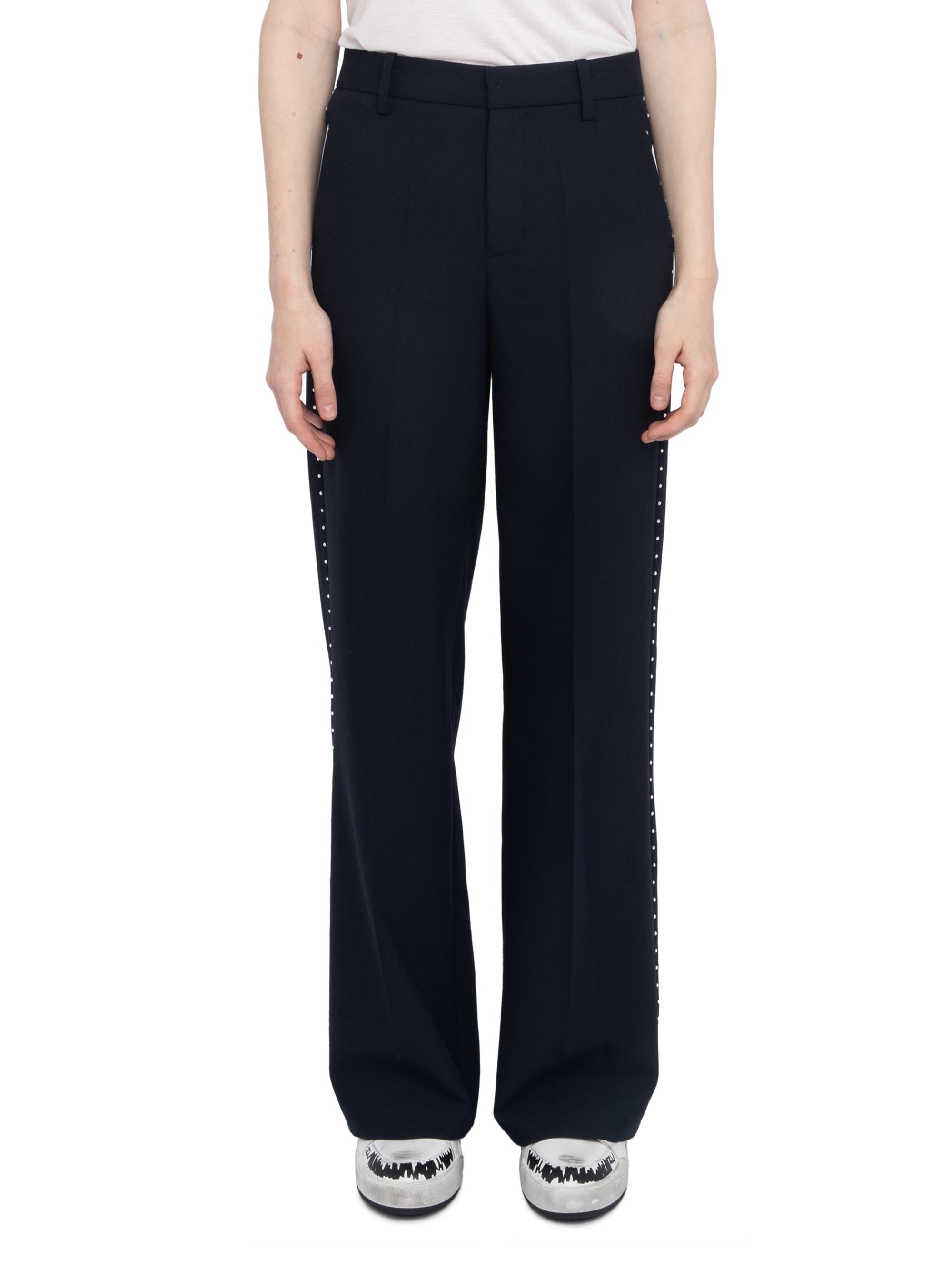 Zadig & Voltaire Panol Tailleur Strass Woven Wide-Leg Pants | Saks