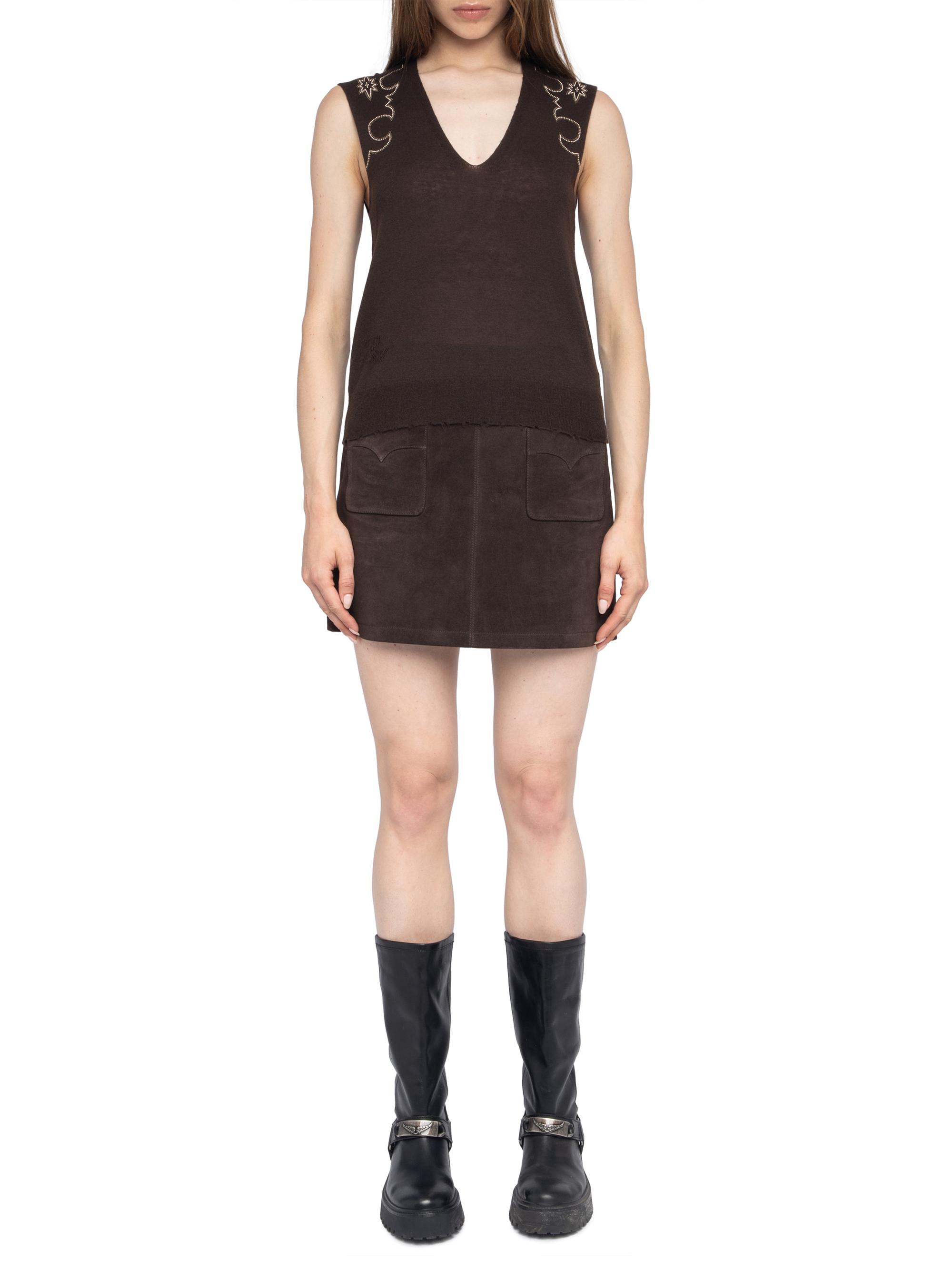Zadig & Voltaire Vicky Embellished Cashmere Top | Saks Fifth Avenue
