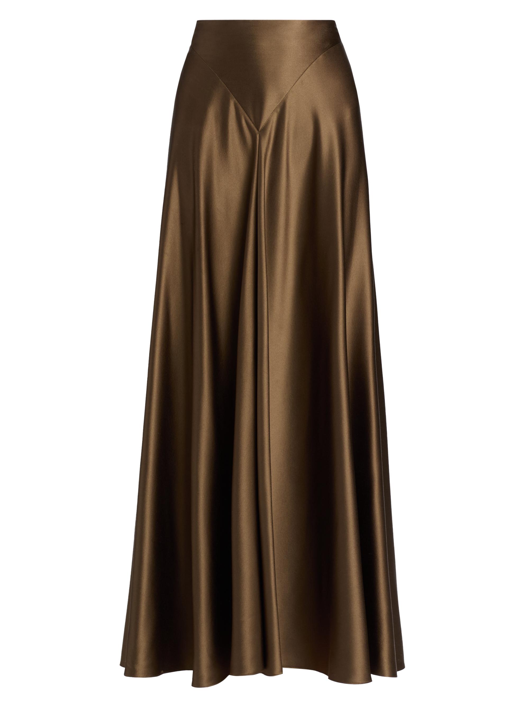 Altuzarra Women's Ames Silk Maxi Skirt - Oak Moss
