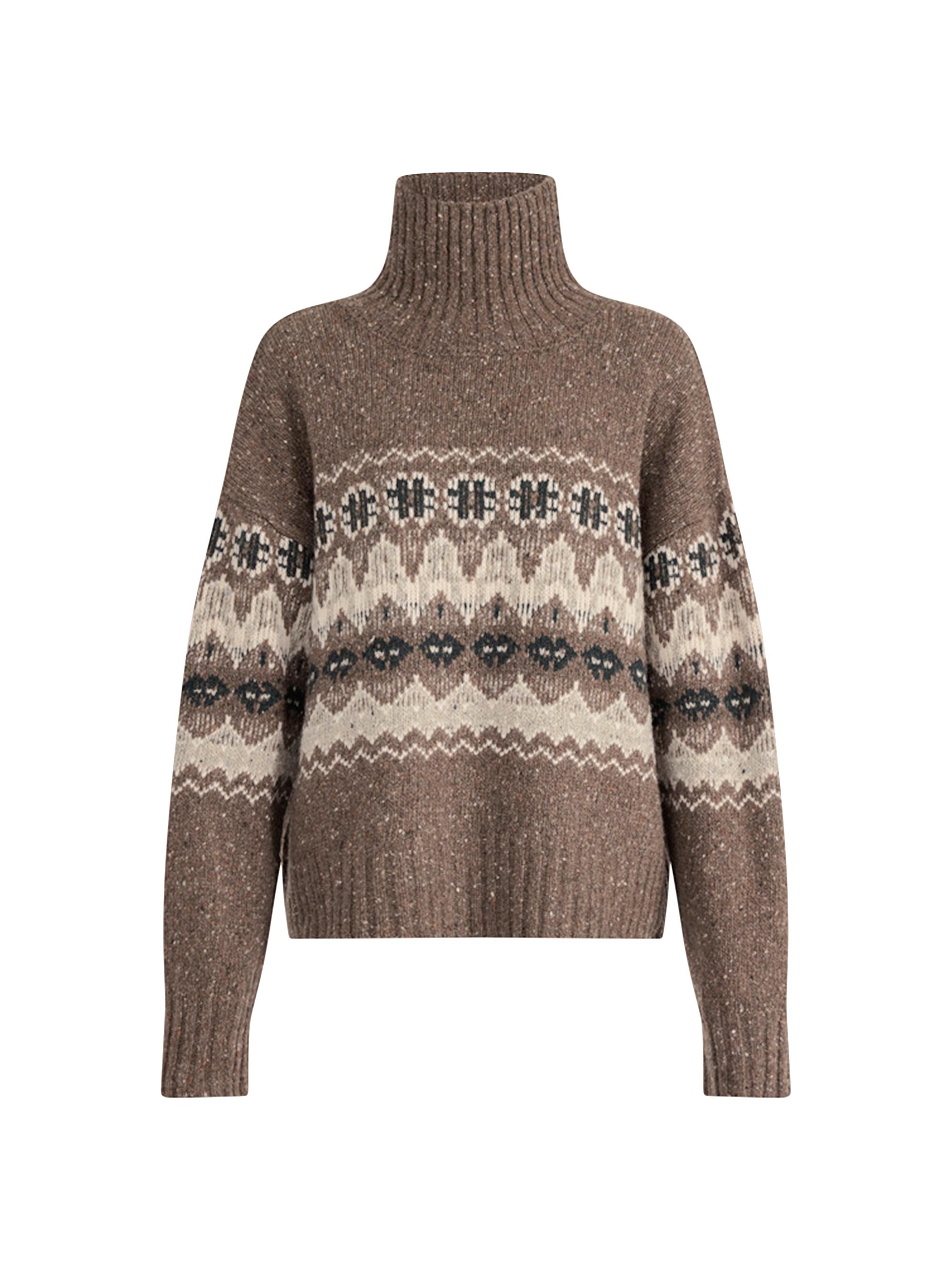 AURATELLE mixニット 0400023130434_OAKMOSSFAIRISLE?