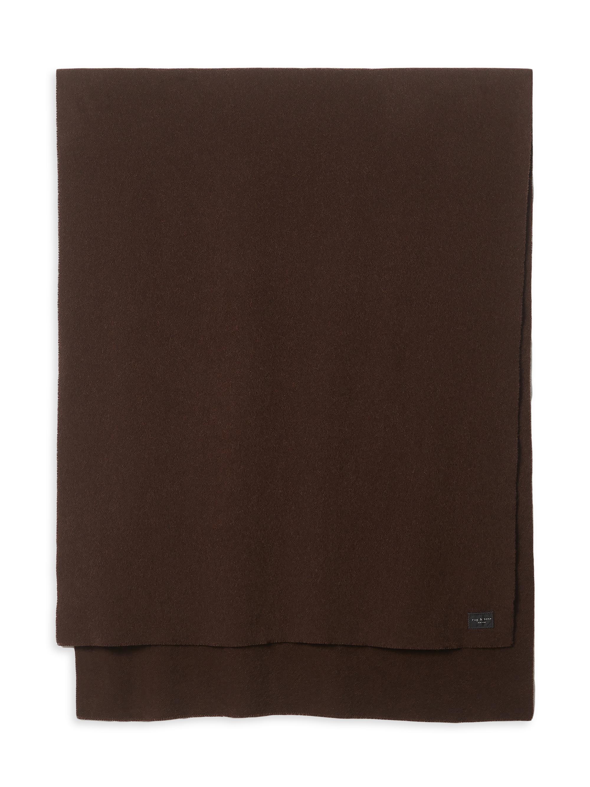 rag & bone Women's Joni Wool Scarf - Dark Espresso