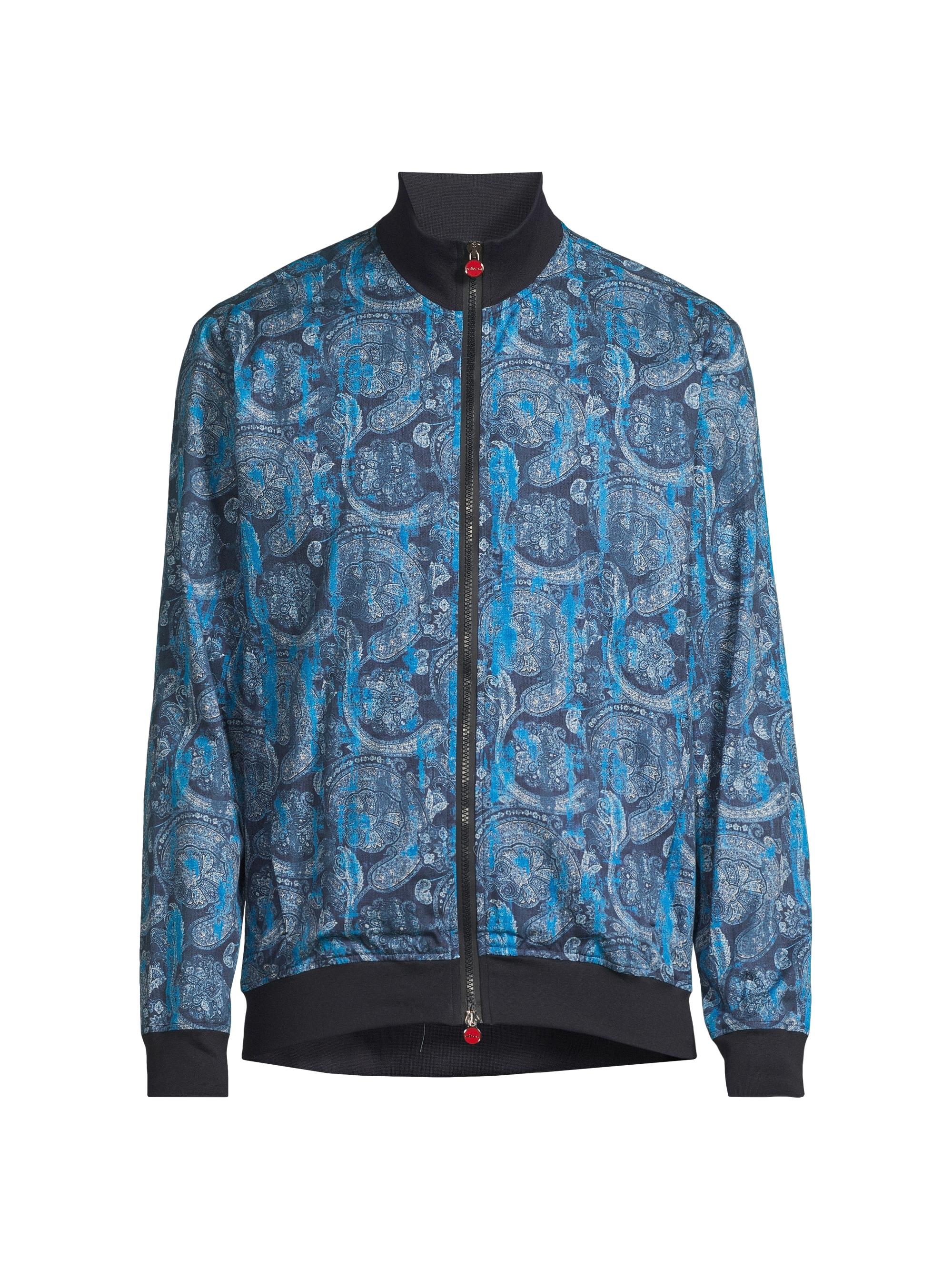 Kiton Linen Bomber Jacket | Saks Fifth Avenue