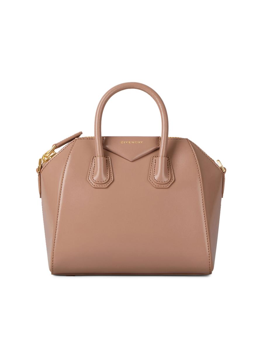 Givenchy Mini Antigona Top Handle Bag in Box Leather | Saks Fifth