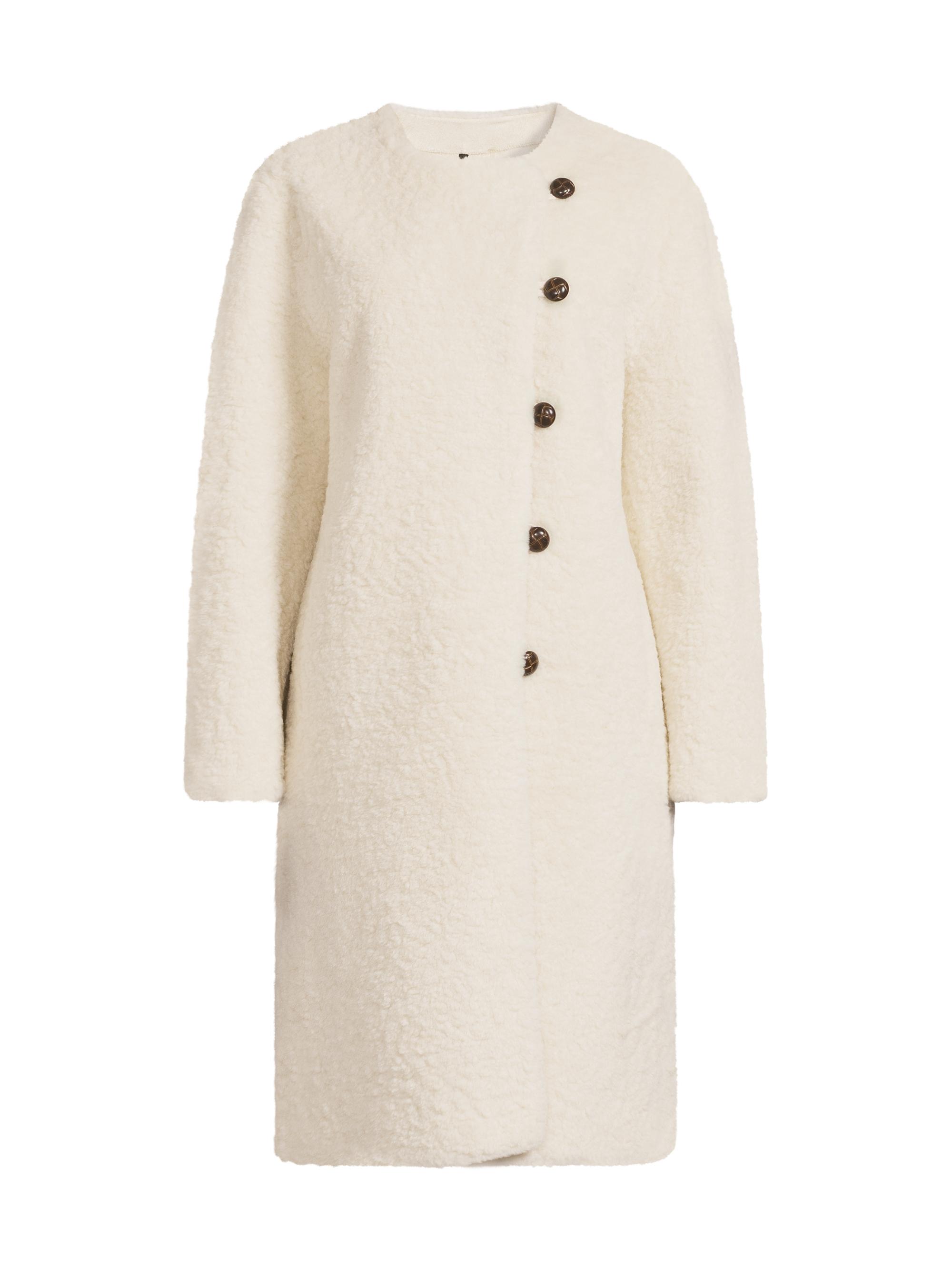 美品☆特価☆ELIE TAHARI☆高級メリノウール ボレロ☆ベージュS Elie Tahari Nora Wool-Blend Belted Coat | Saks Fifth Avenue