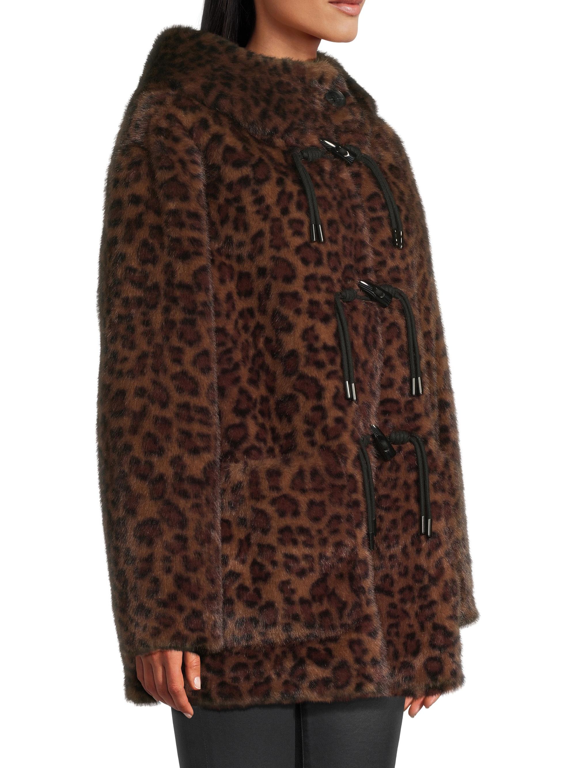 Kobi Halperin Daisy Leopard-Print Faux-Fur Coat | Saks Fifth Avenue