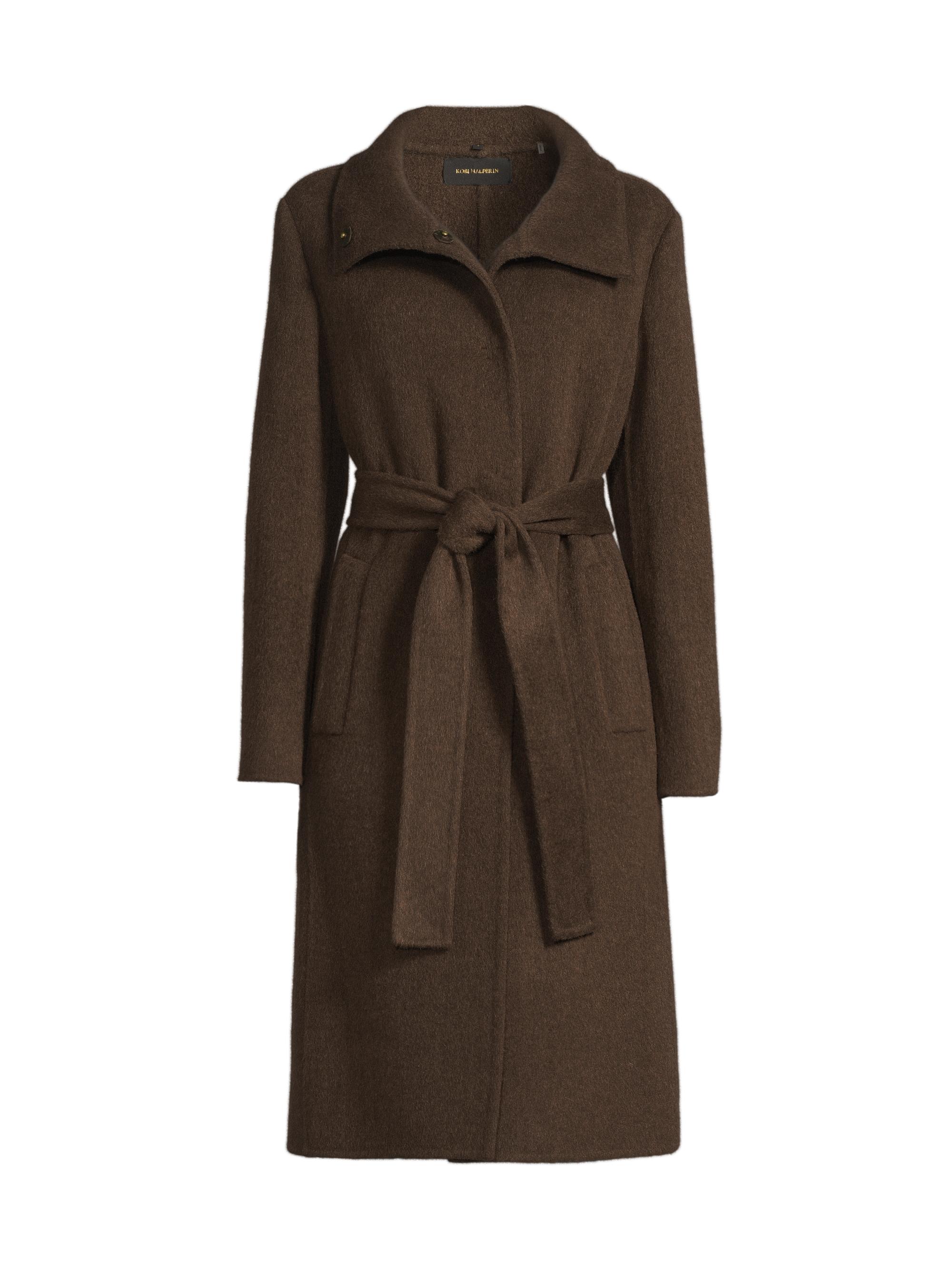 Kobi Halperin Mia Faux Down Tie-Waist Coat | Saks Fifth Avenue