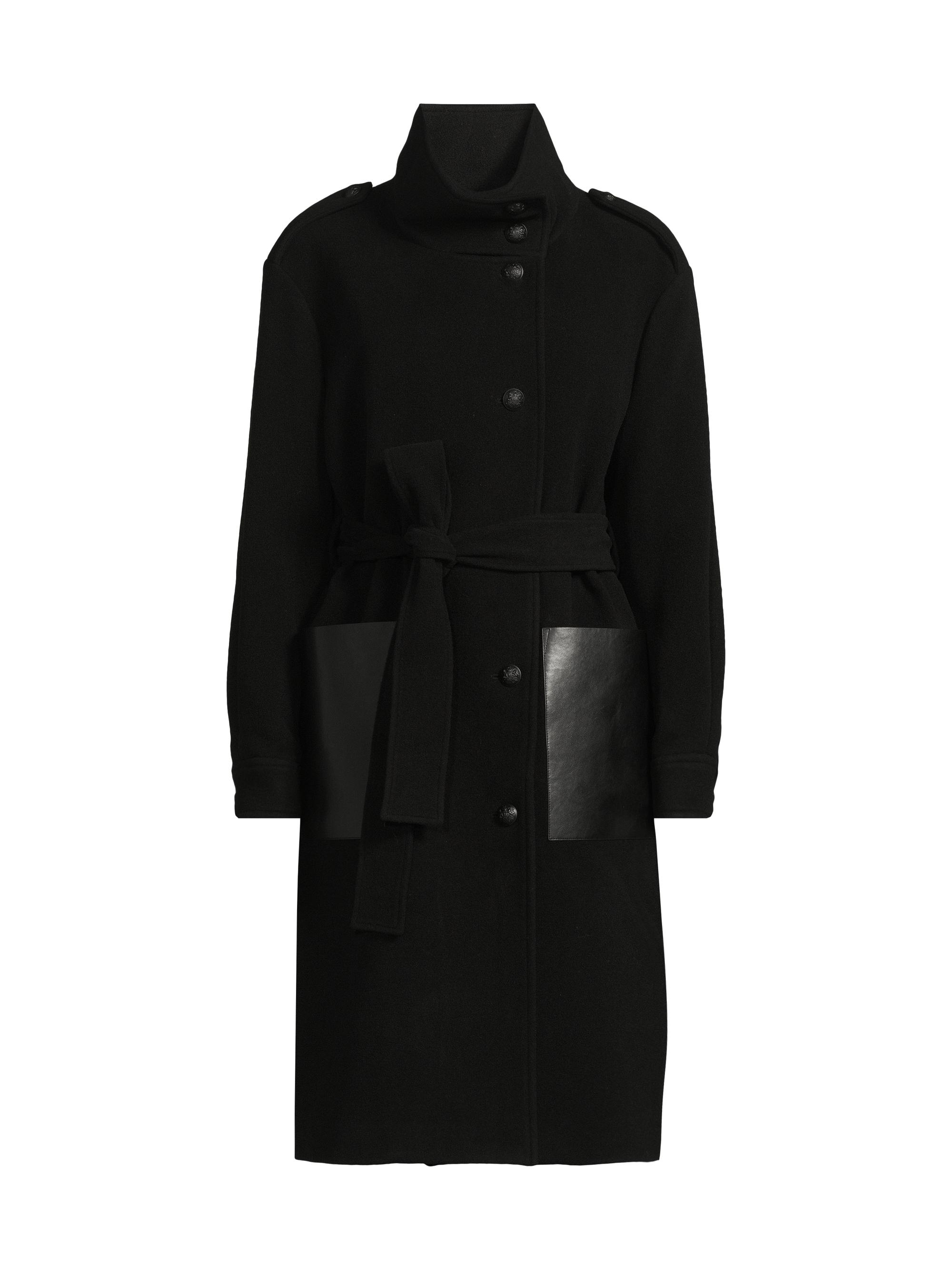 Róhe Leather Trench Coat | Saks Fifth Avenue