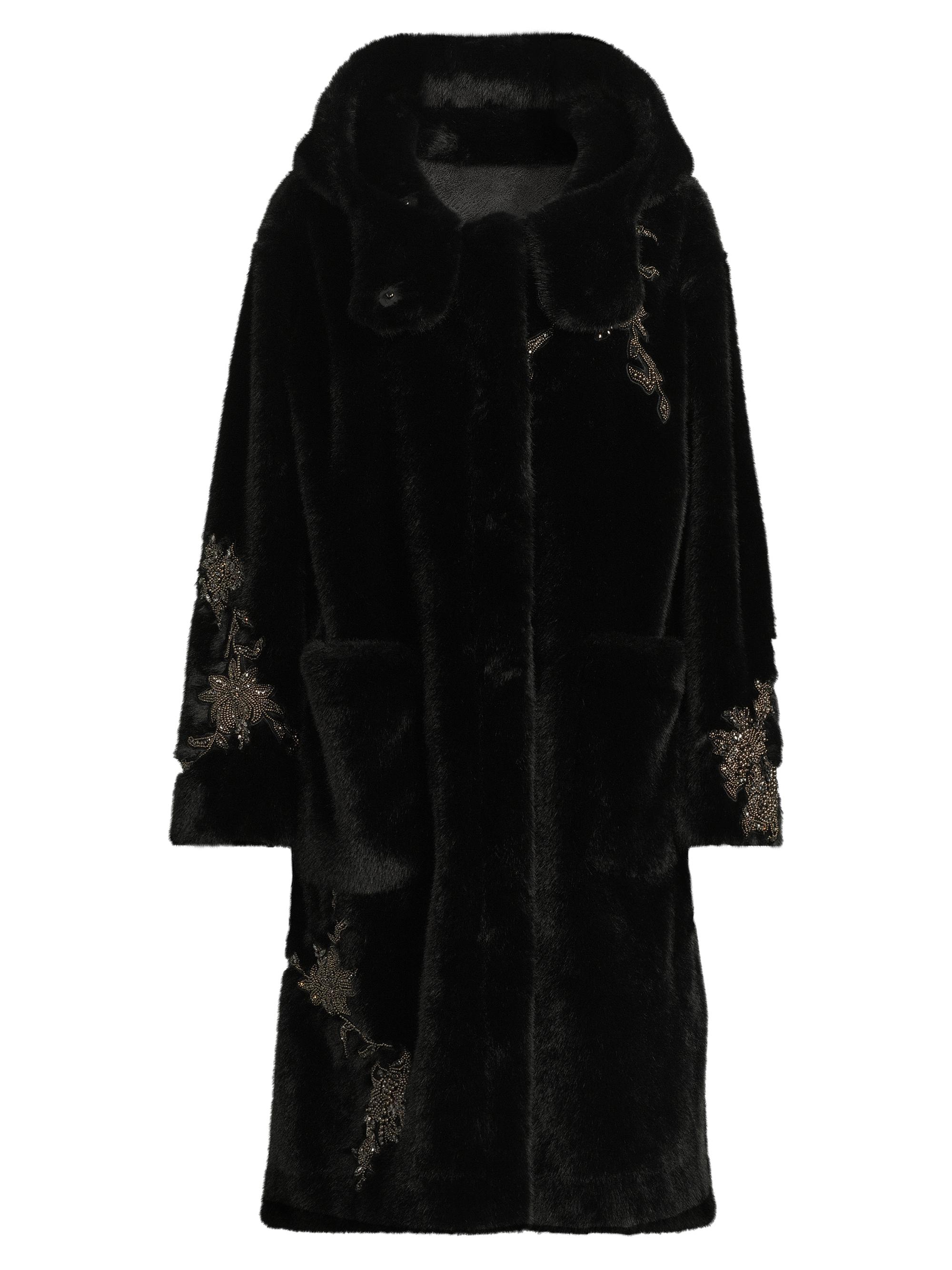 Moose Knuckles Bunny Tolina Faux-Fur Trench Coat | Saks Fifth Avenue