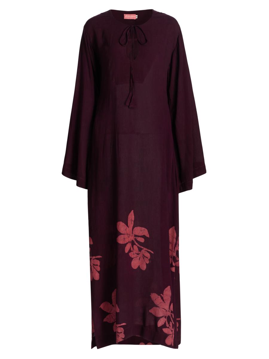 Elisamama Women's Naj Maxi Dress In Burgundy