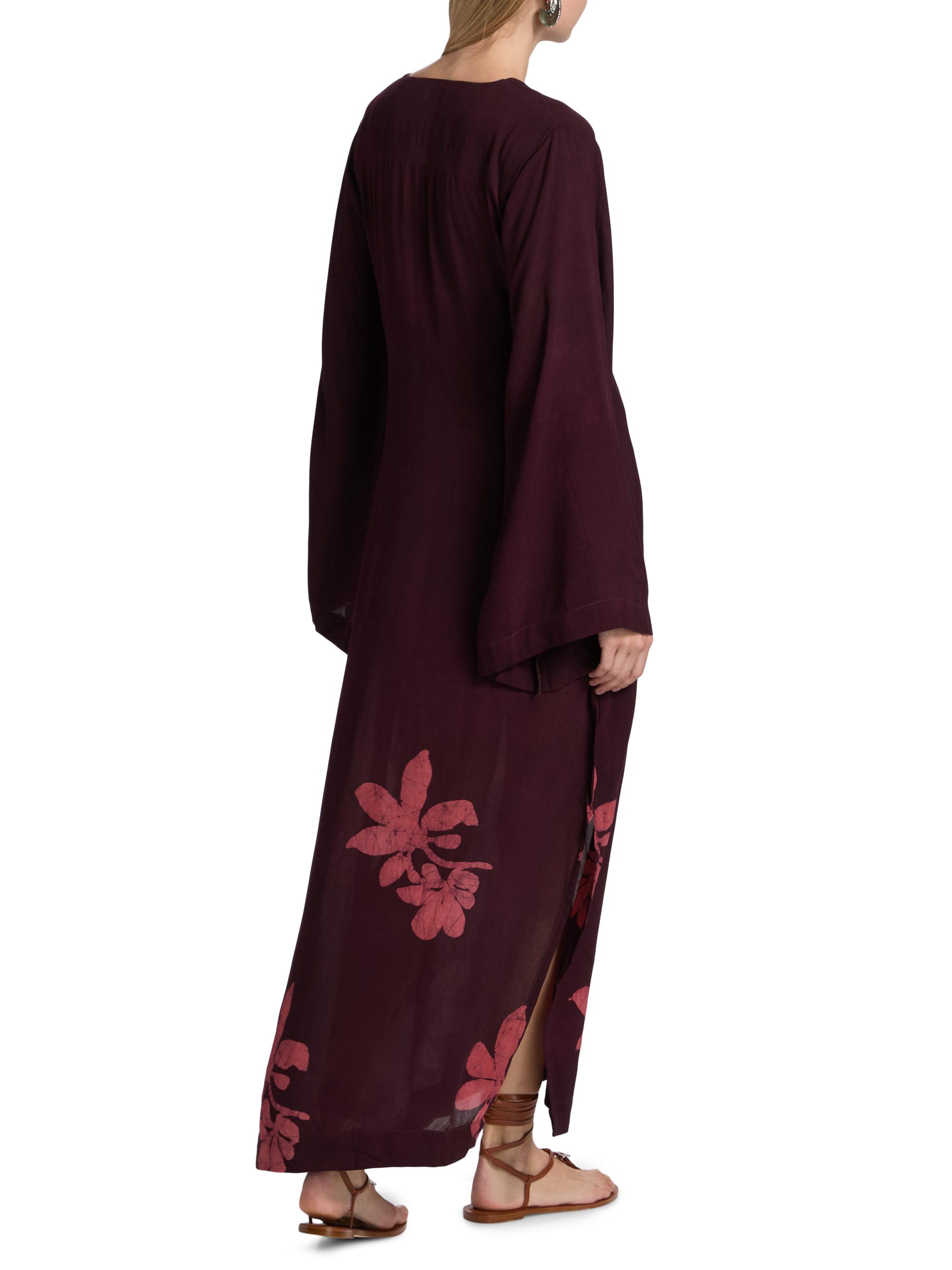 Elisamama Women's Naj Maxi Dress - Burgundy | Thumbnail 5