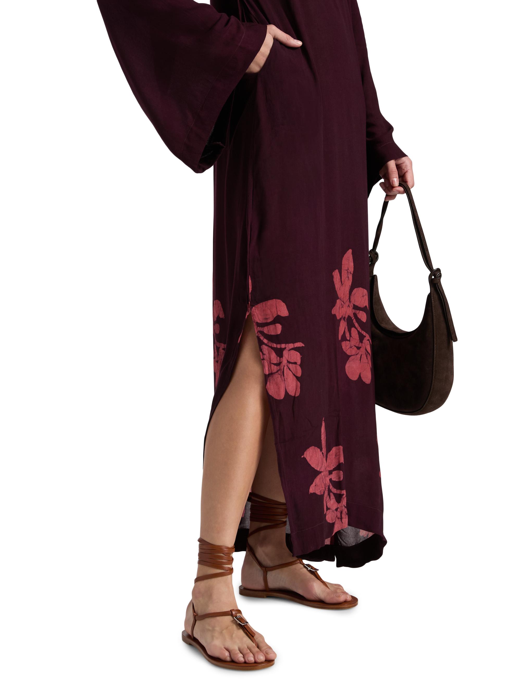 Elisamama Women's Naj Maxi Dress - Burgundy | Thumbnail 6