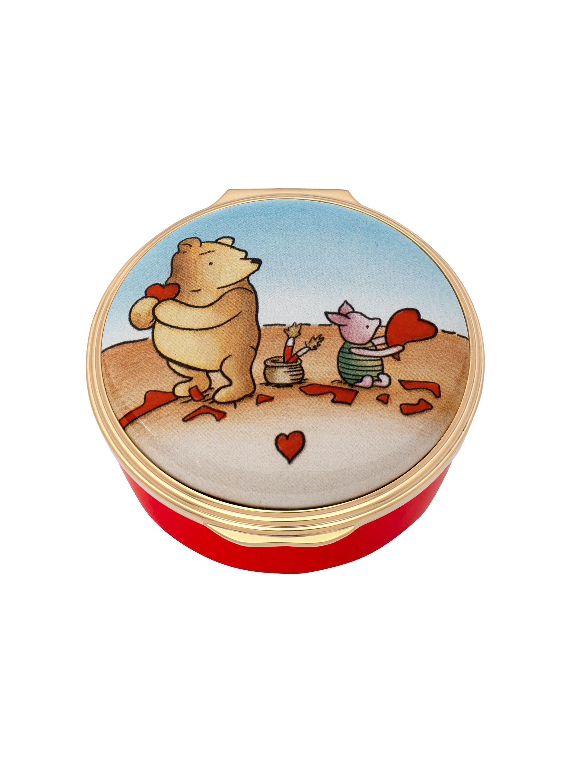 Halcyon Days ''How Do You Spell Love''Winnie The Pooh Enamel Box