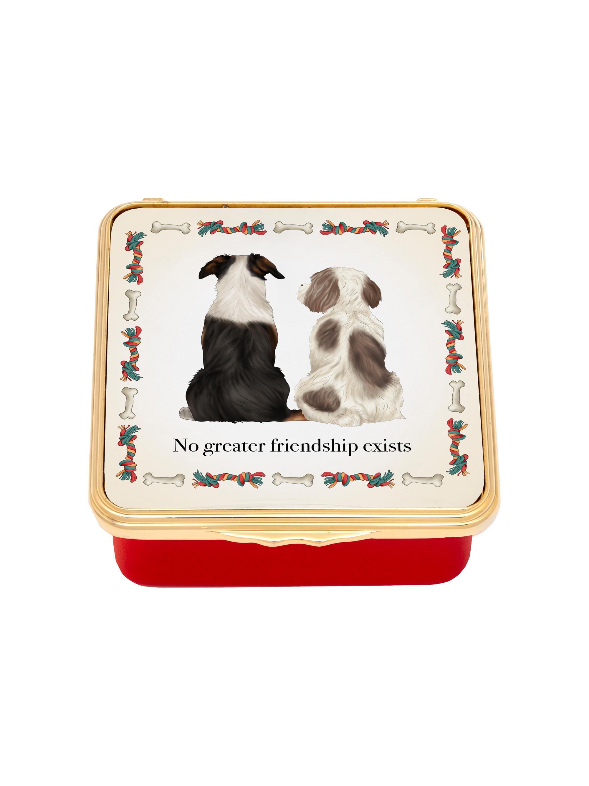 Halcyon Days No Greater Frinedship Enamel Box