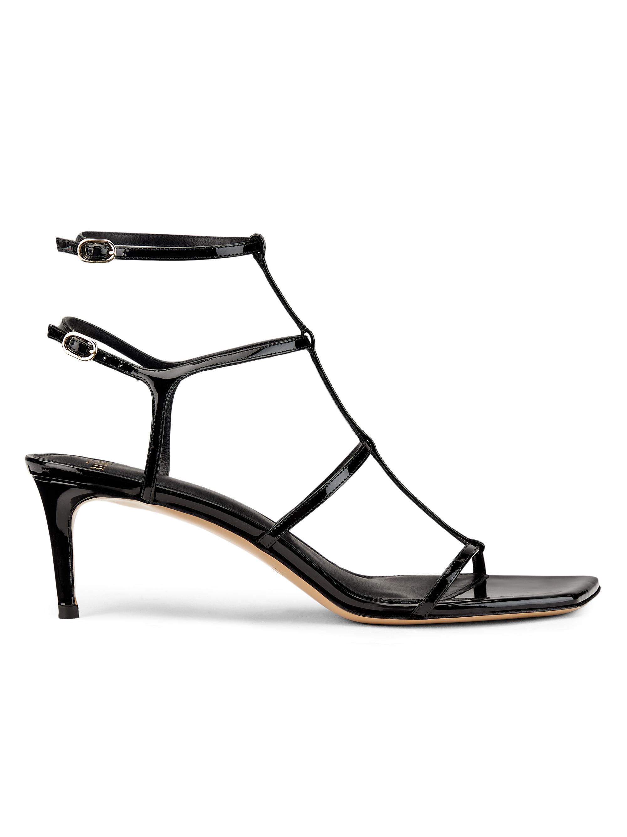 Alexandre Birman Women's Amanda 60MM Patent Leather Strappy Sandals - Black
