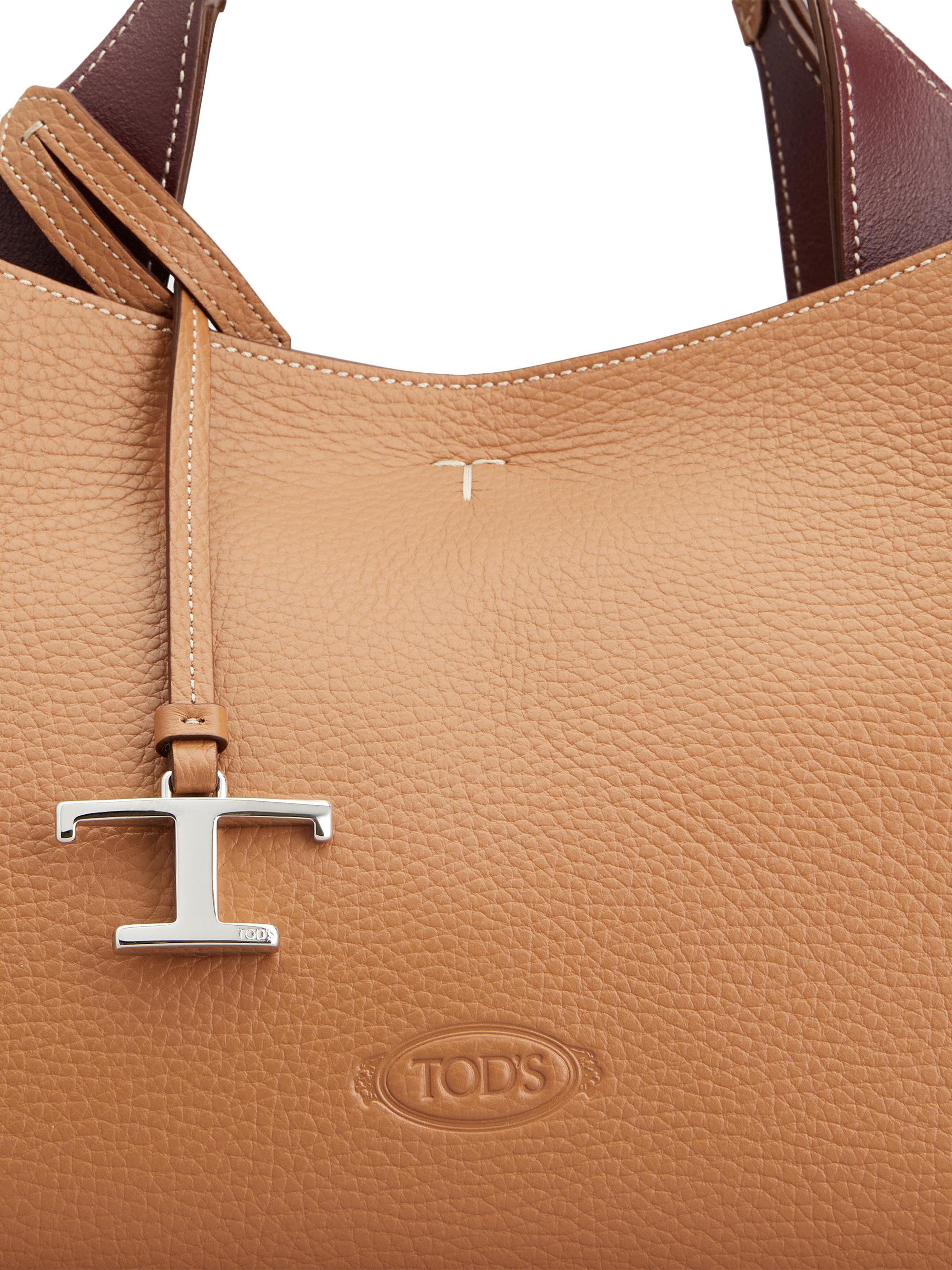 Tod's Mini Logo Leather Top Handle Bag | Saks Fifth Avenue