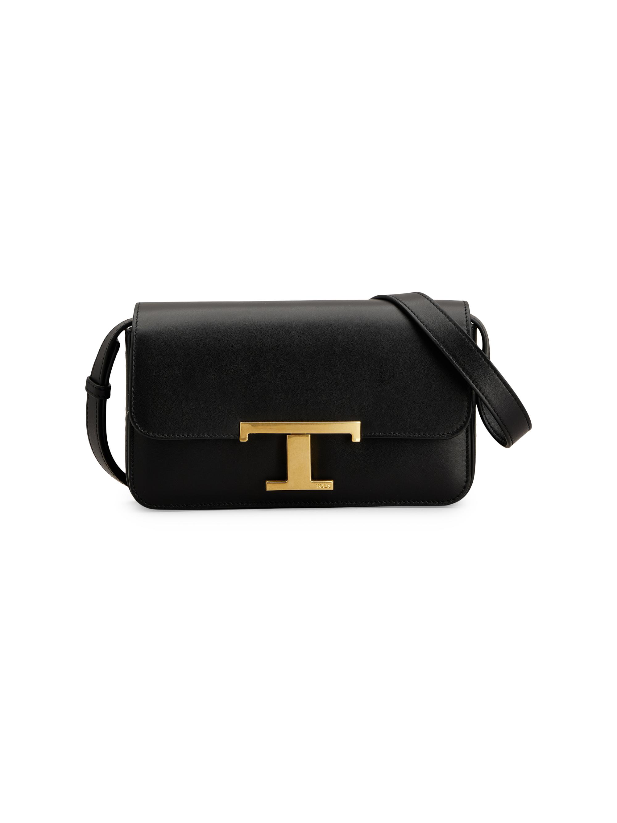 Tod's Women's T Timeless Leather Crossbody Bag - Nero