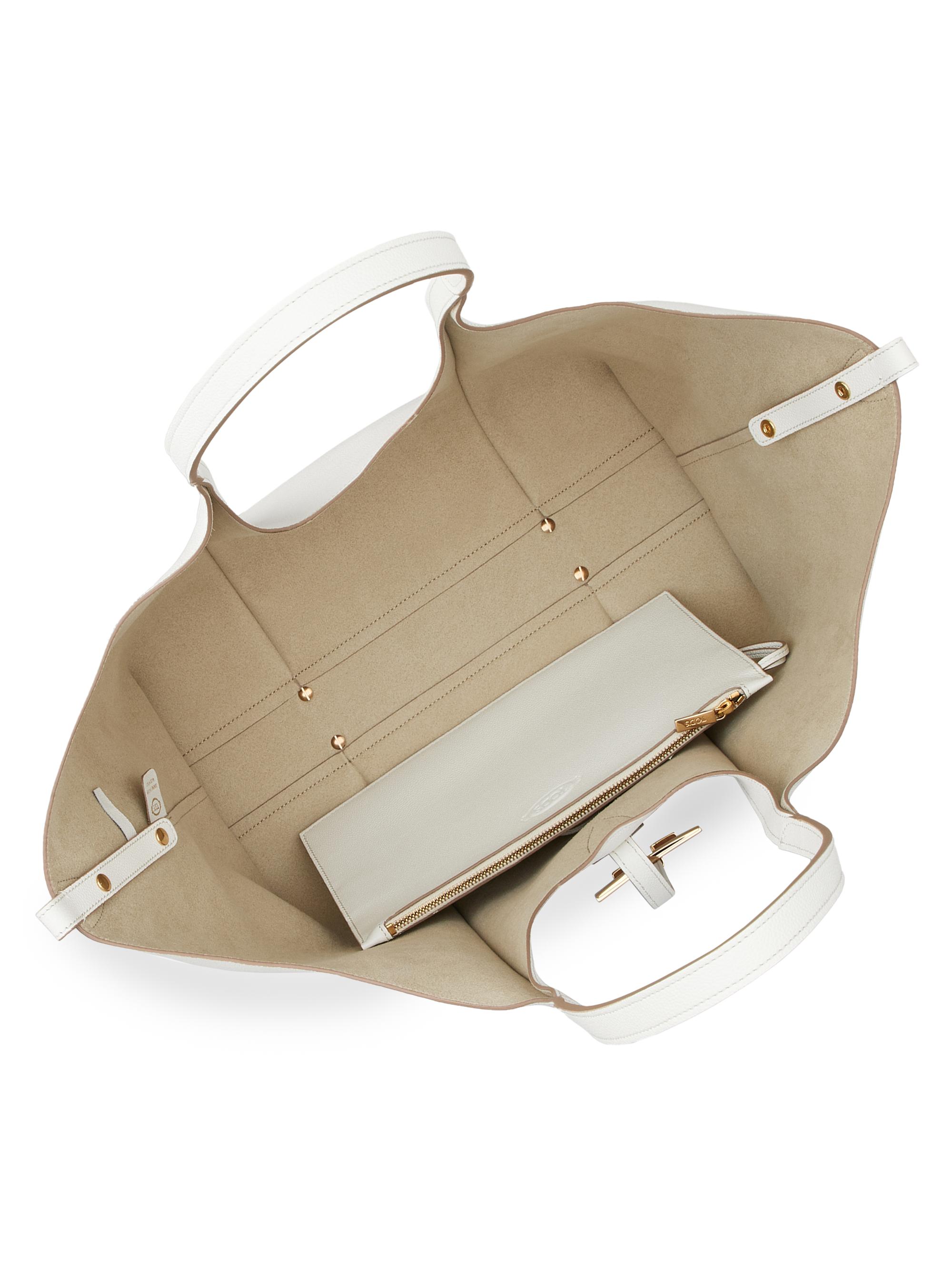 Tod's Medium T Timeless Leather Shopper Tote Bag | Saks Fifth Avenue