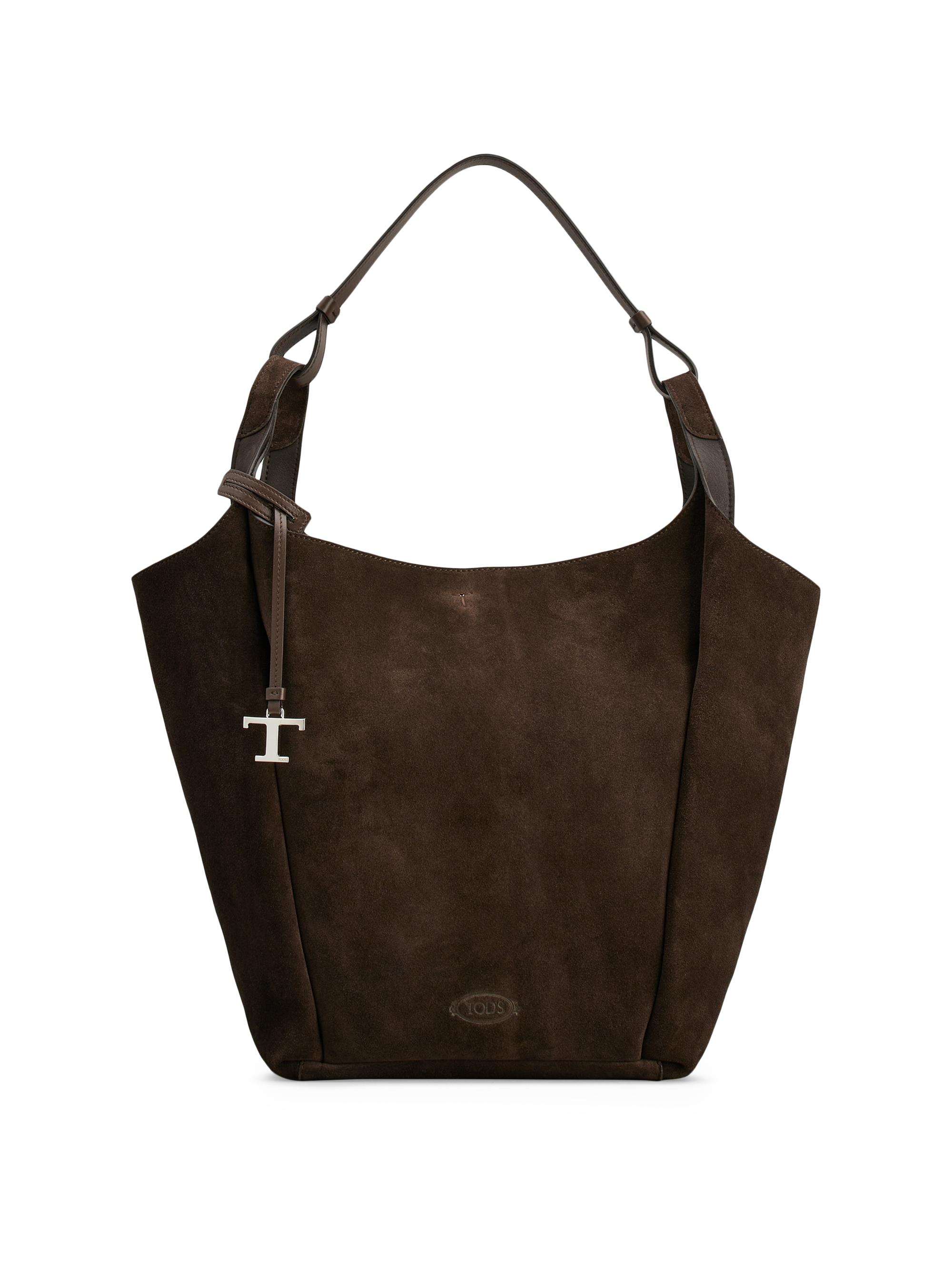 Tod's Women's  Suede Bucket Bag - Moro Marrone Africa