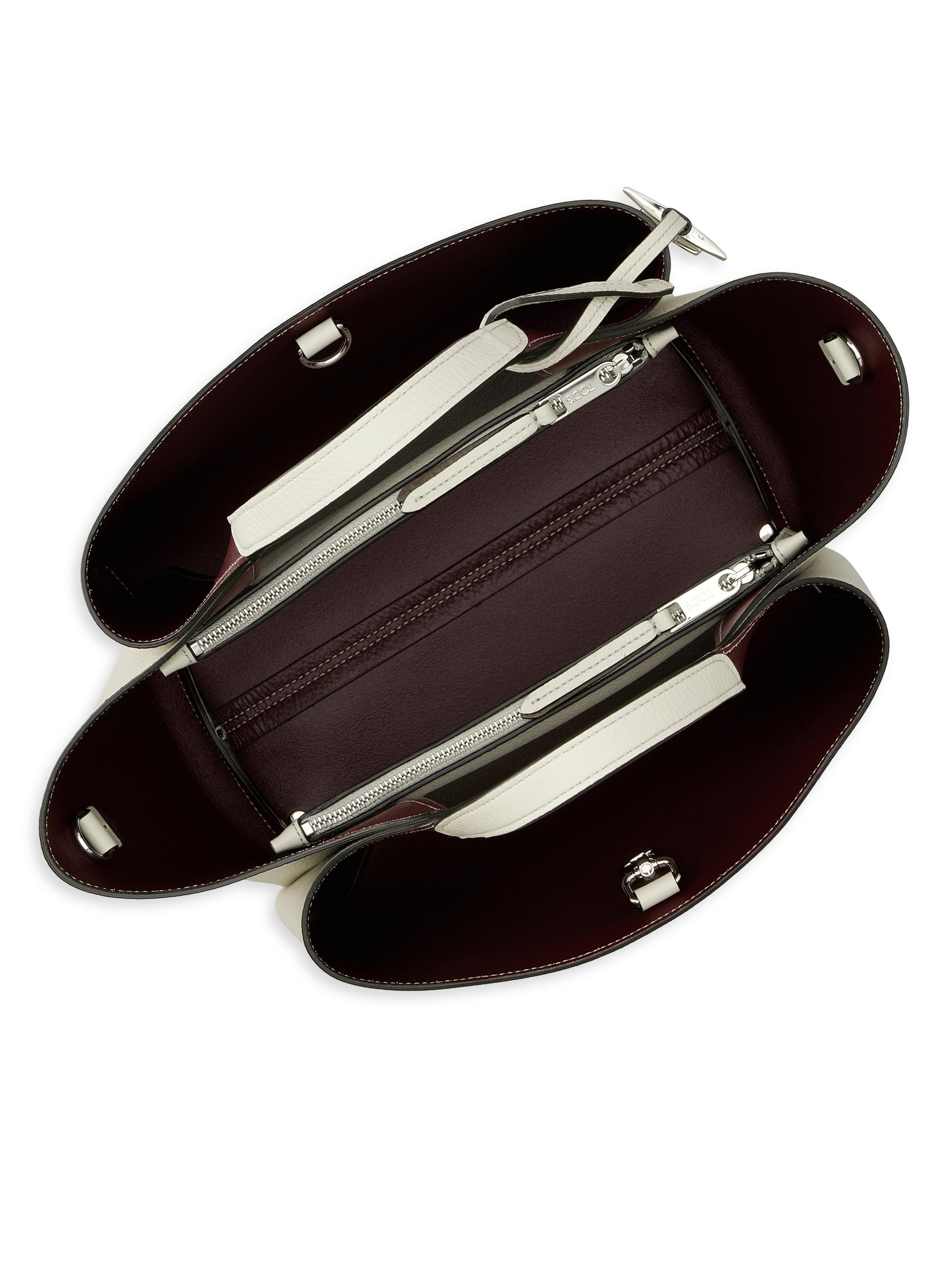 Tod's Mini Mancini Leather Tote Bag | Saks Fifth Avenue