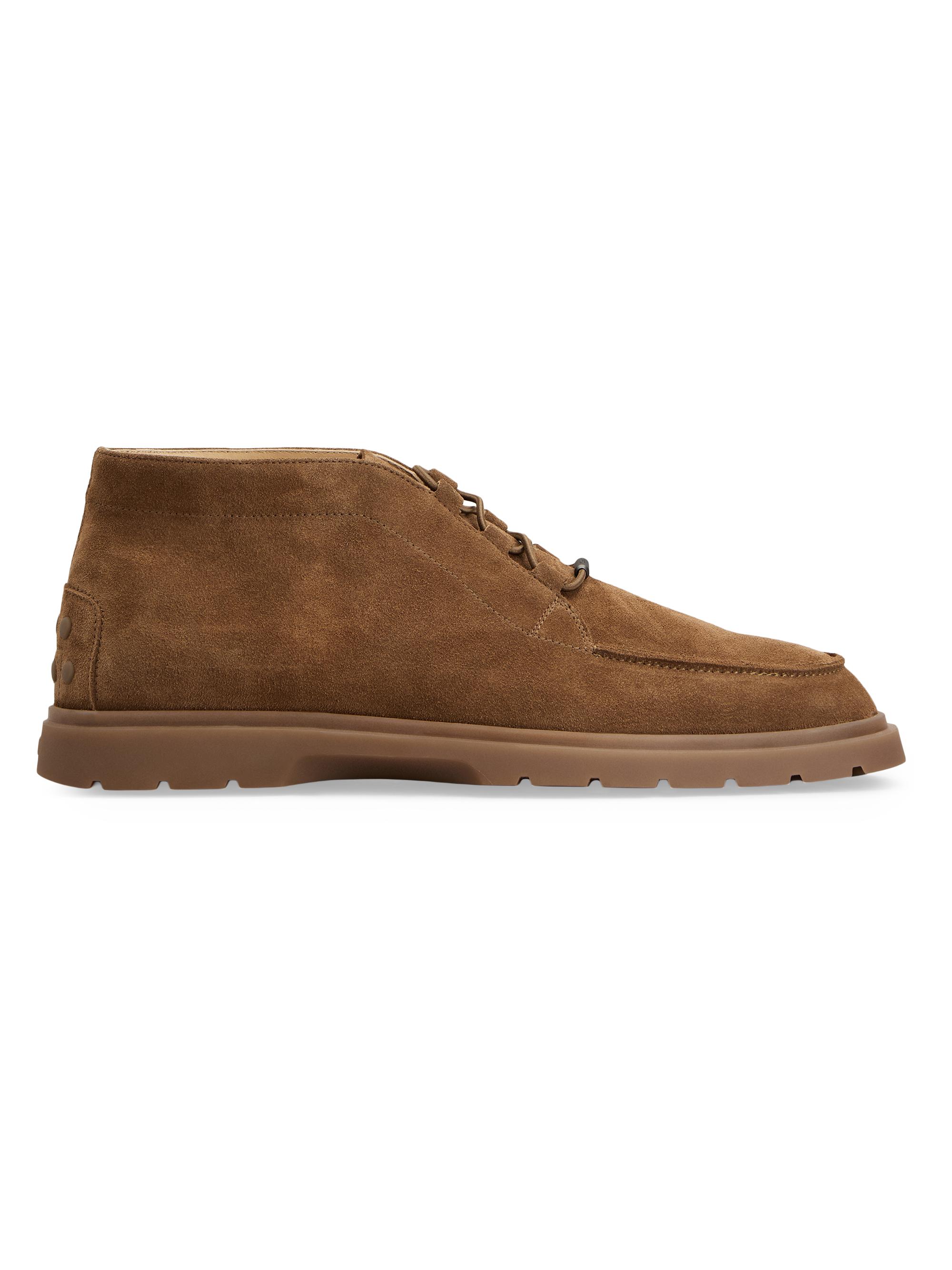 Tod's Men's Suede Desert Chukka Boots - Dark Brown