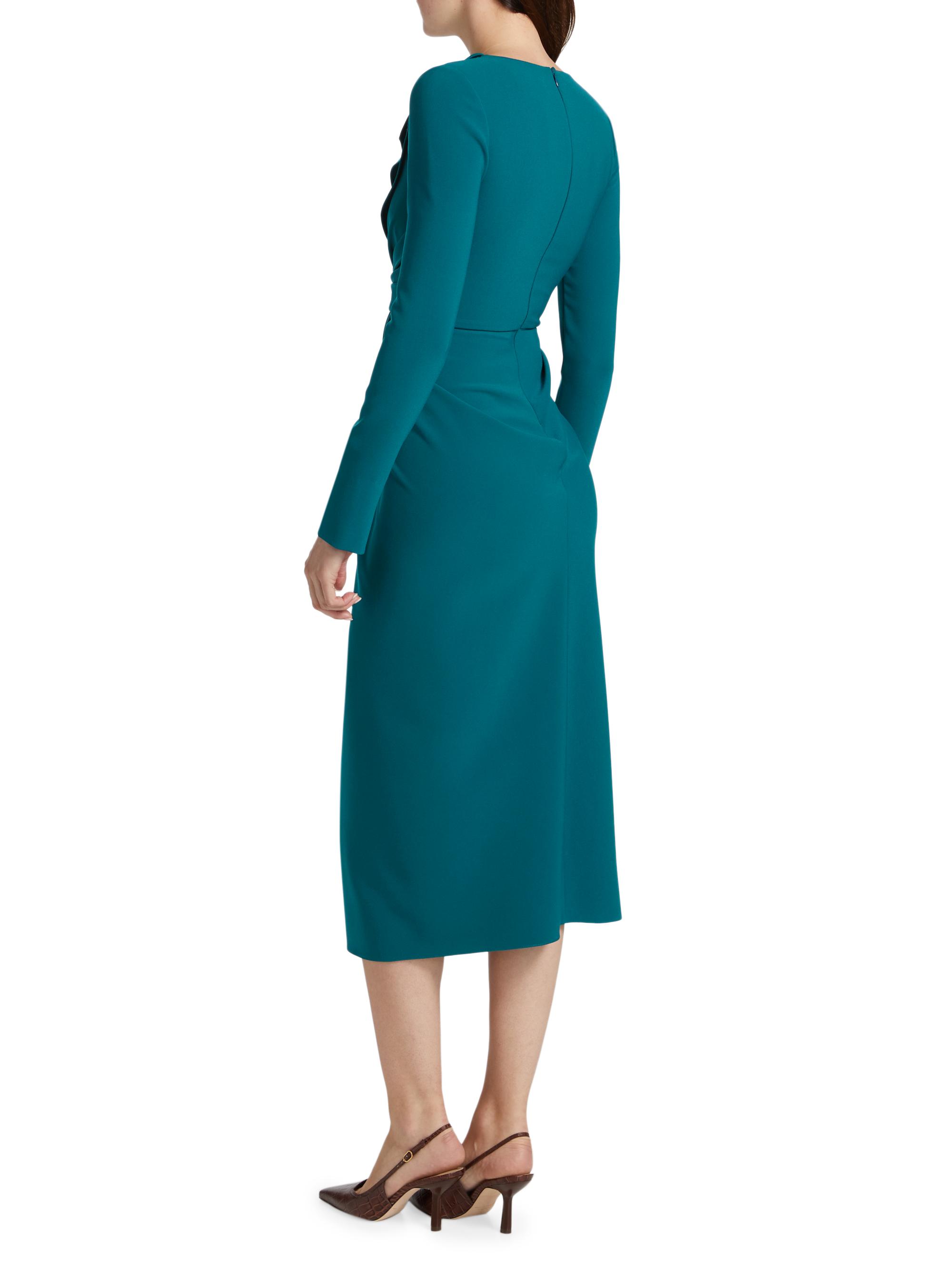 Prabal Gurung Lily Twist Long-Sleeve Midi-Dress | Saks Fifth Avenue