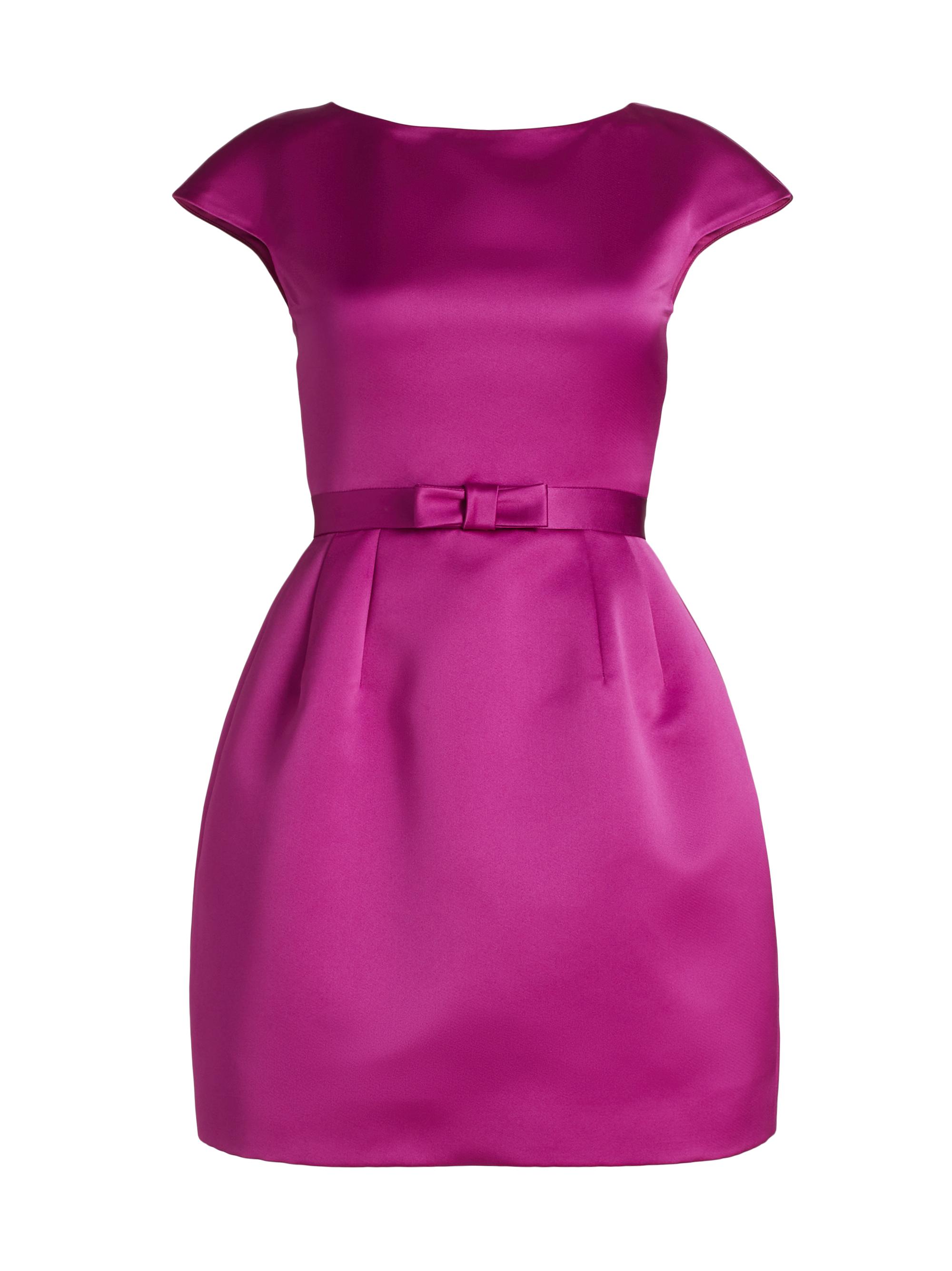 Prabal Gurung Women's Satin Bell-Shaped Minidress - Orchid