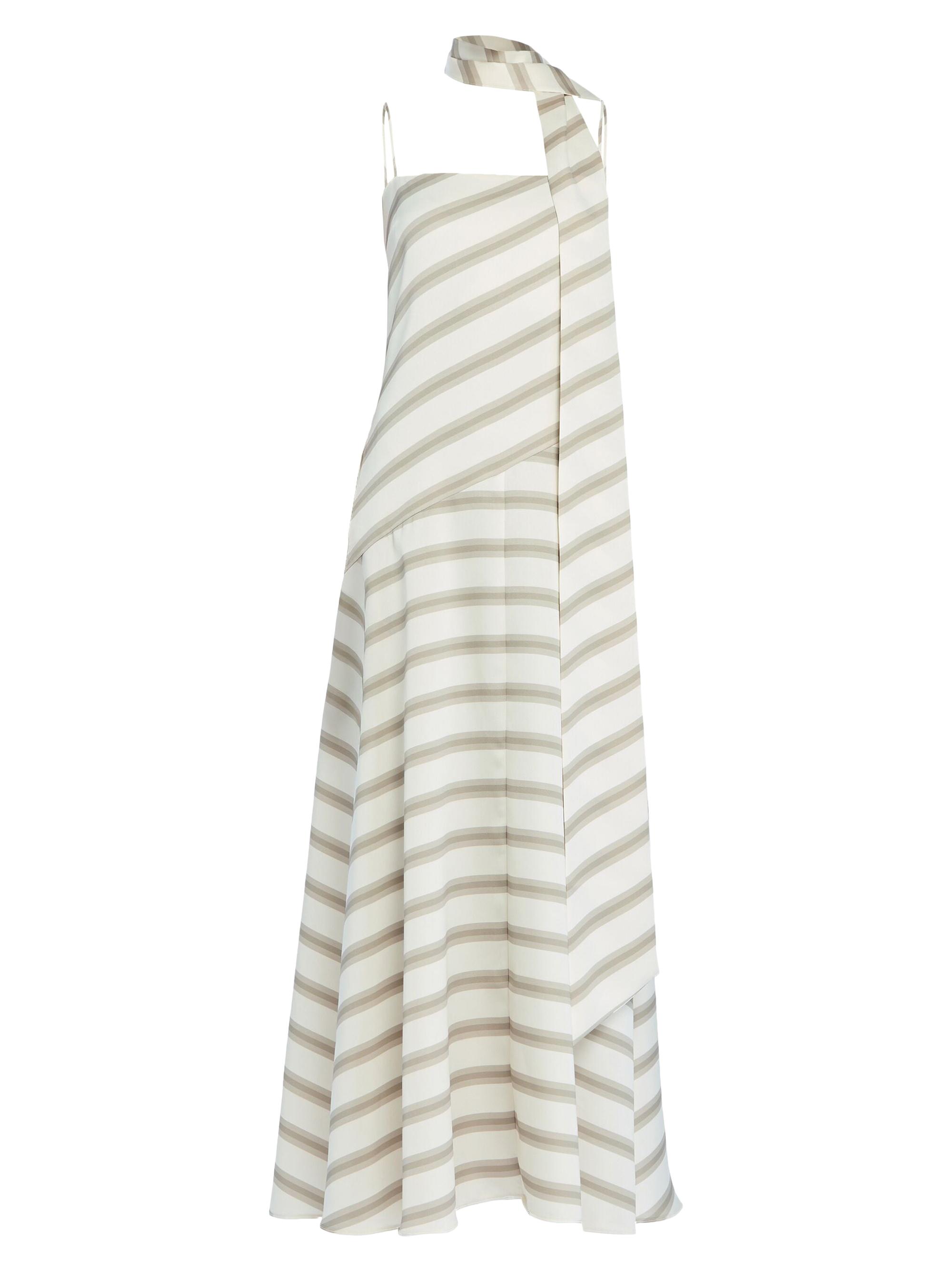 Ser.o.ya Women's Kaia Satin Maxi Dress - Sand Eggshell