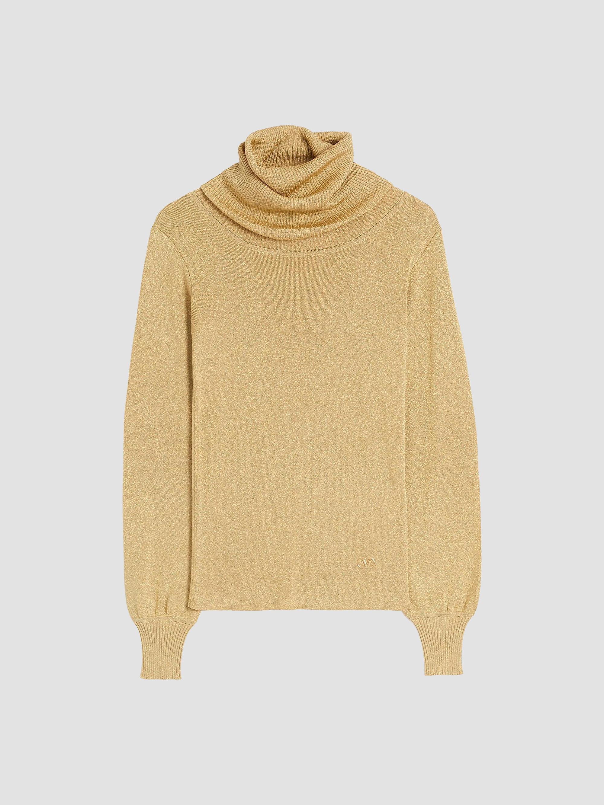 Valentino Garavani Women's Lurex Sweater - Gold | Thumbnail 9