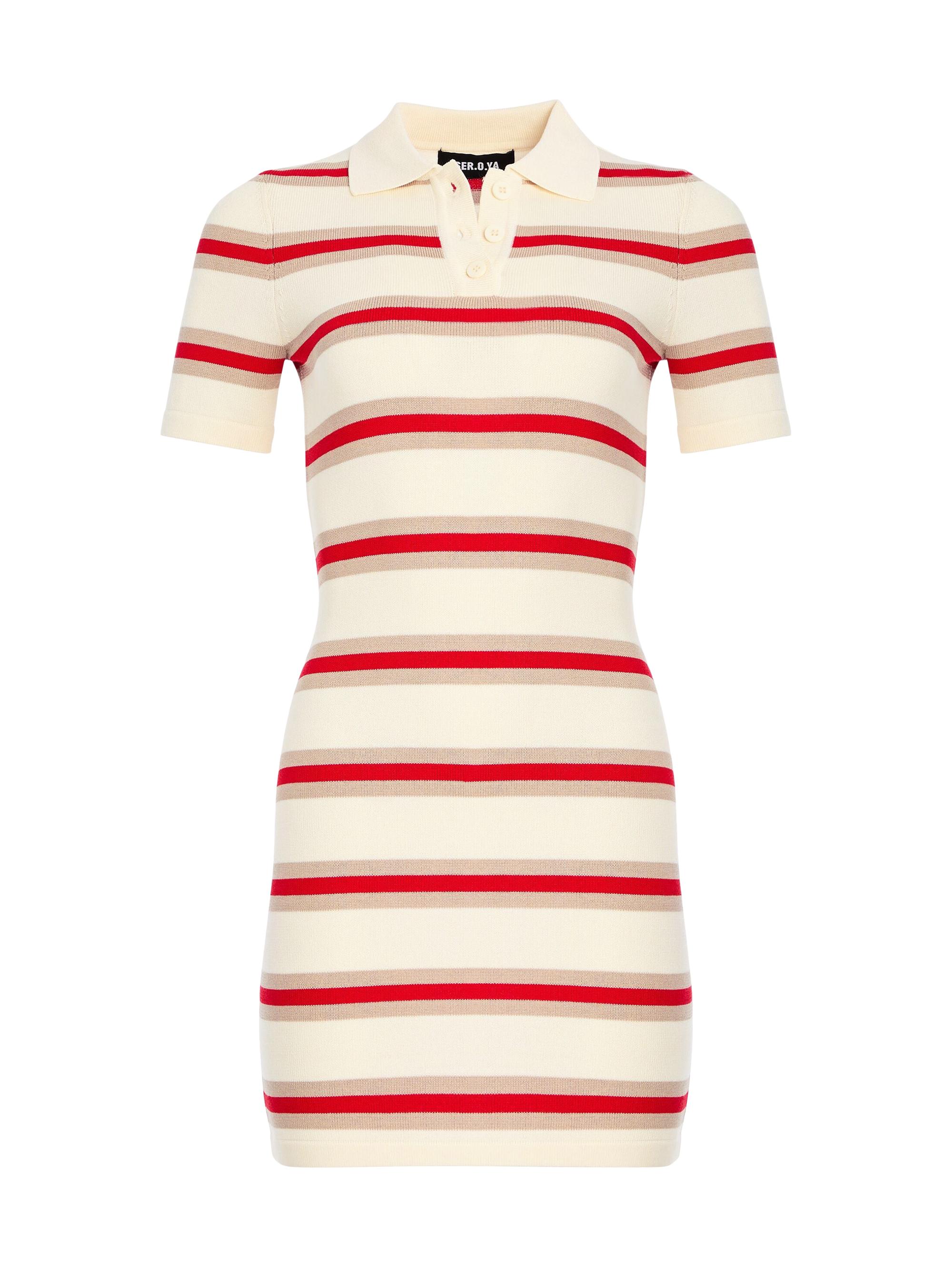 Ser.o.ya Women's Liev Knit Mini Dress - Eggshell Cherry Sand