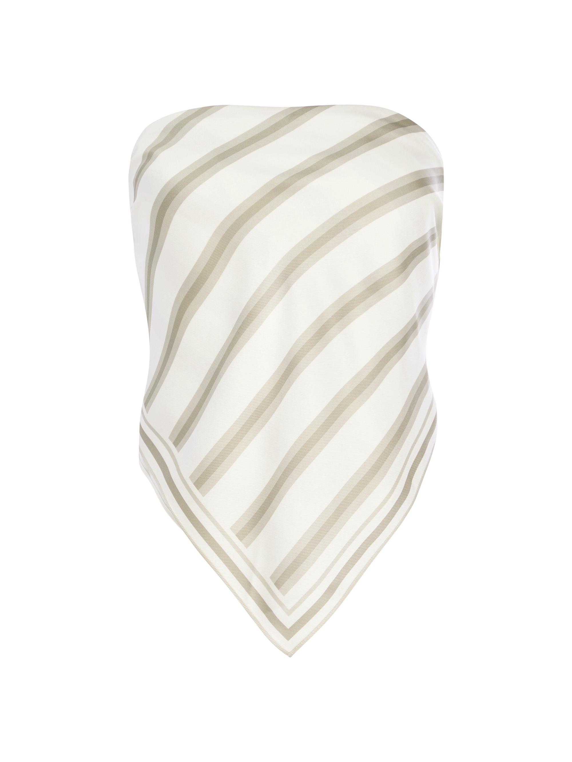 Ser.o.ya Women's Hark Satin Top - Sand Eggshell