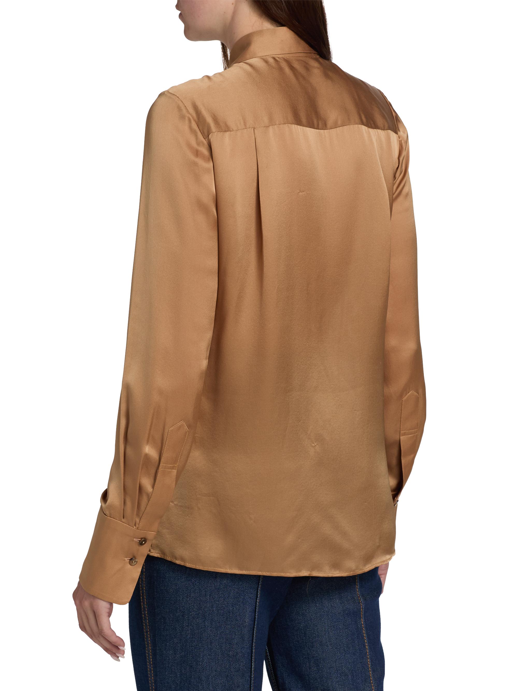 Zimmermann Hypnotic Silk Satin Shirt | Saks Fifth Avenue
