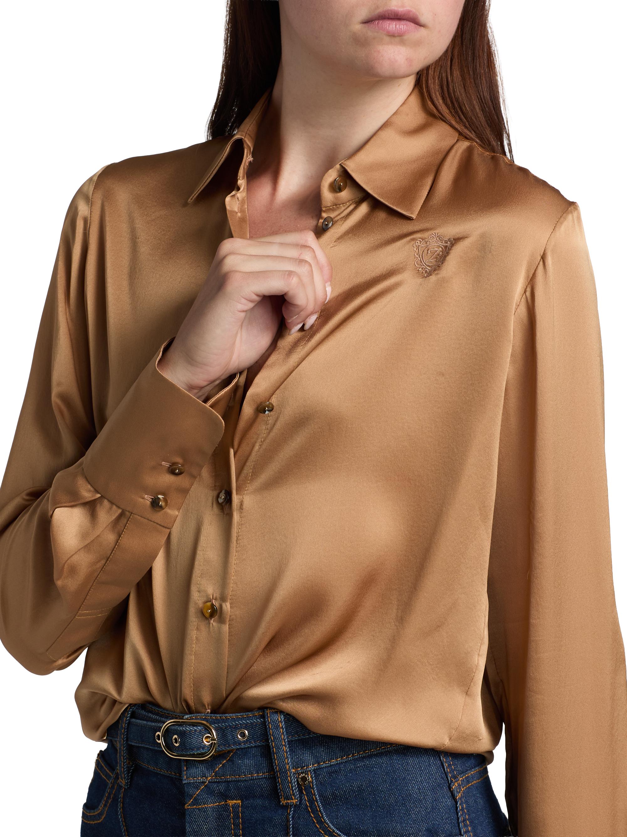 Zimmermann Hypnotic Silk Satin Shirt | Saks Fifth Avenue