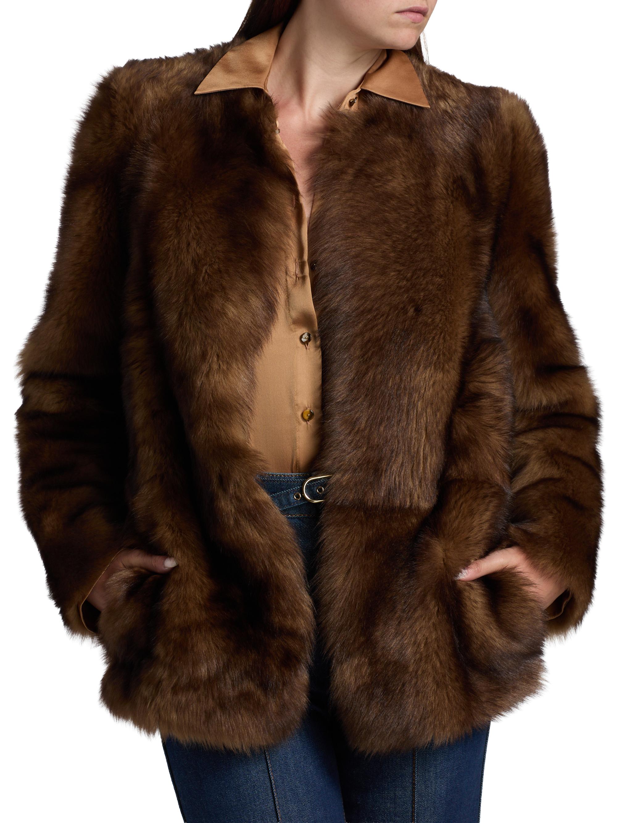 Zimmermann Hypnotic Tip Shearling Jacket | Saks Fifth Avenue