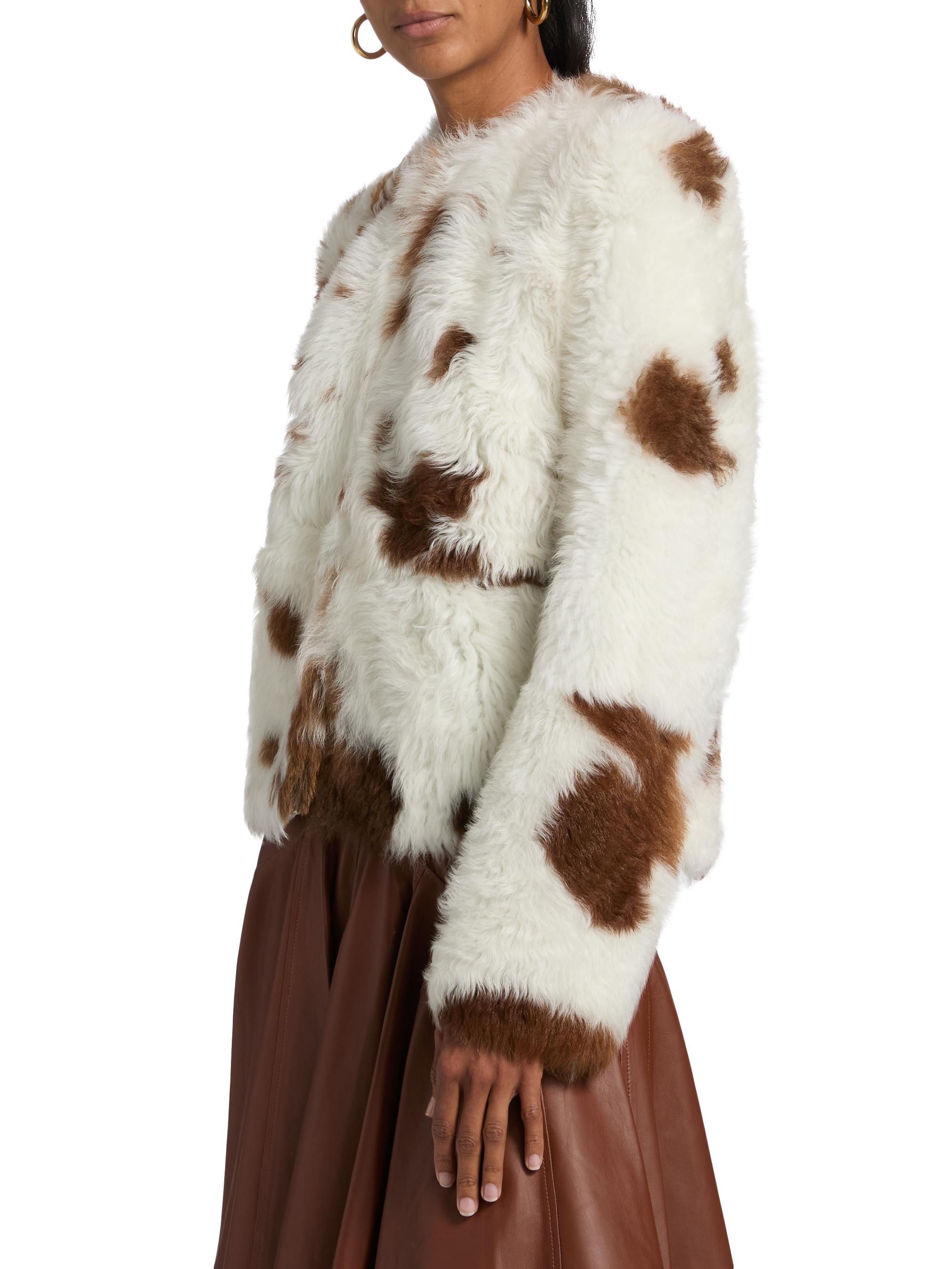 Zimmermann Hypnotic Spot Shearling Jacket | Saks Fifth Avenue