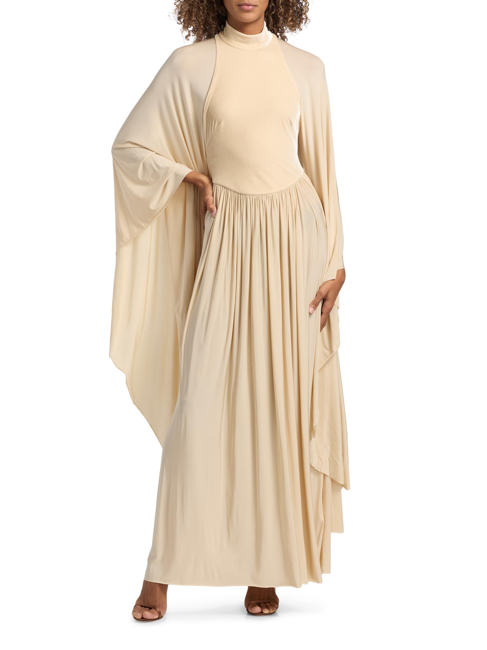 knee length dresses for ladies Women's Jada Straight Batwing Sleeved Woven Cotton Maxi Dress S/M/Customize Orange Yellow Striped Mean Blvd M / Orange Yellow / Striped main image 0