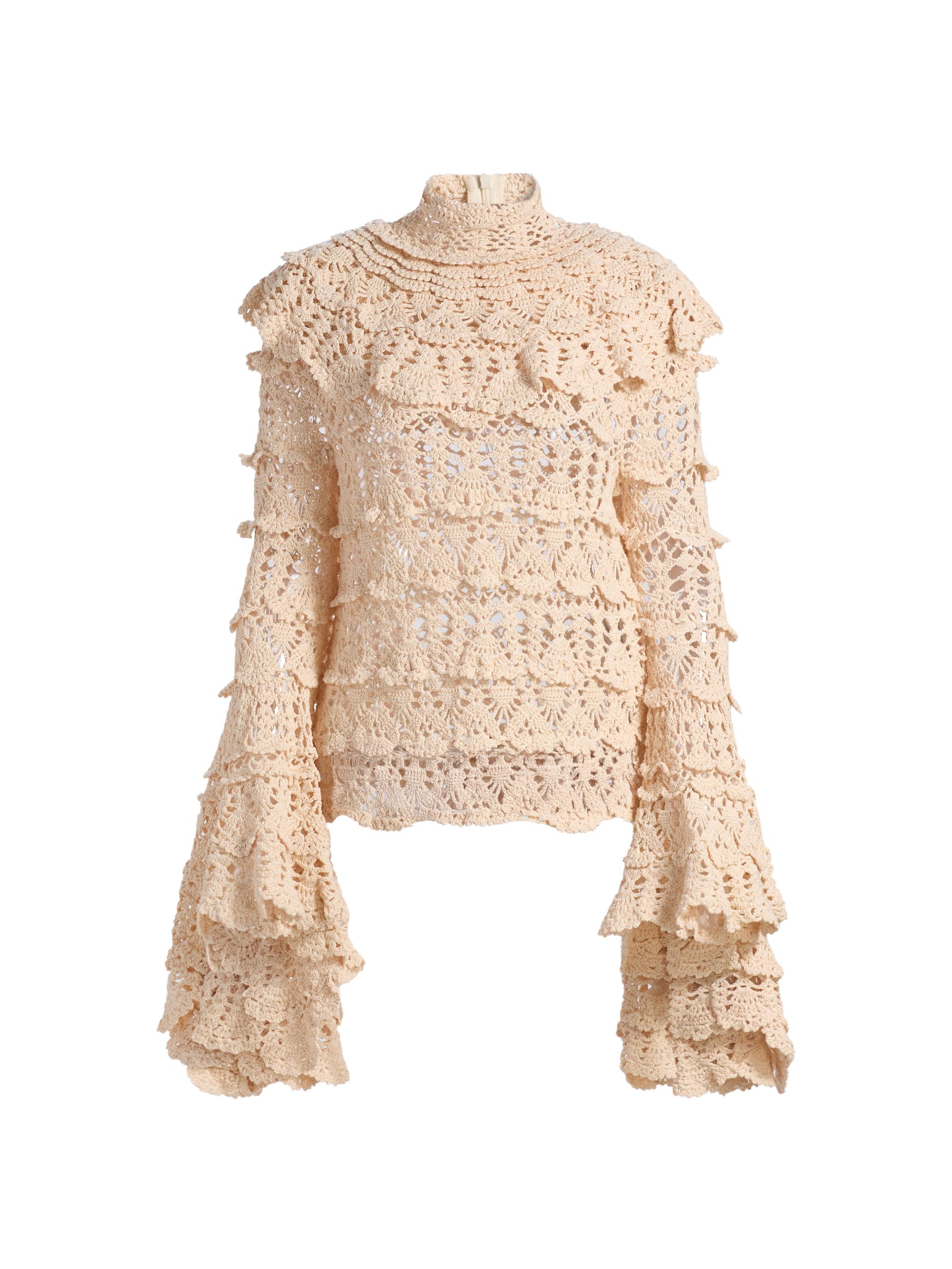 Zimmermann Hypnotic Hand Crochet Sweater | Saks Fifth Avenue