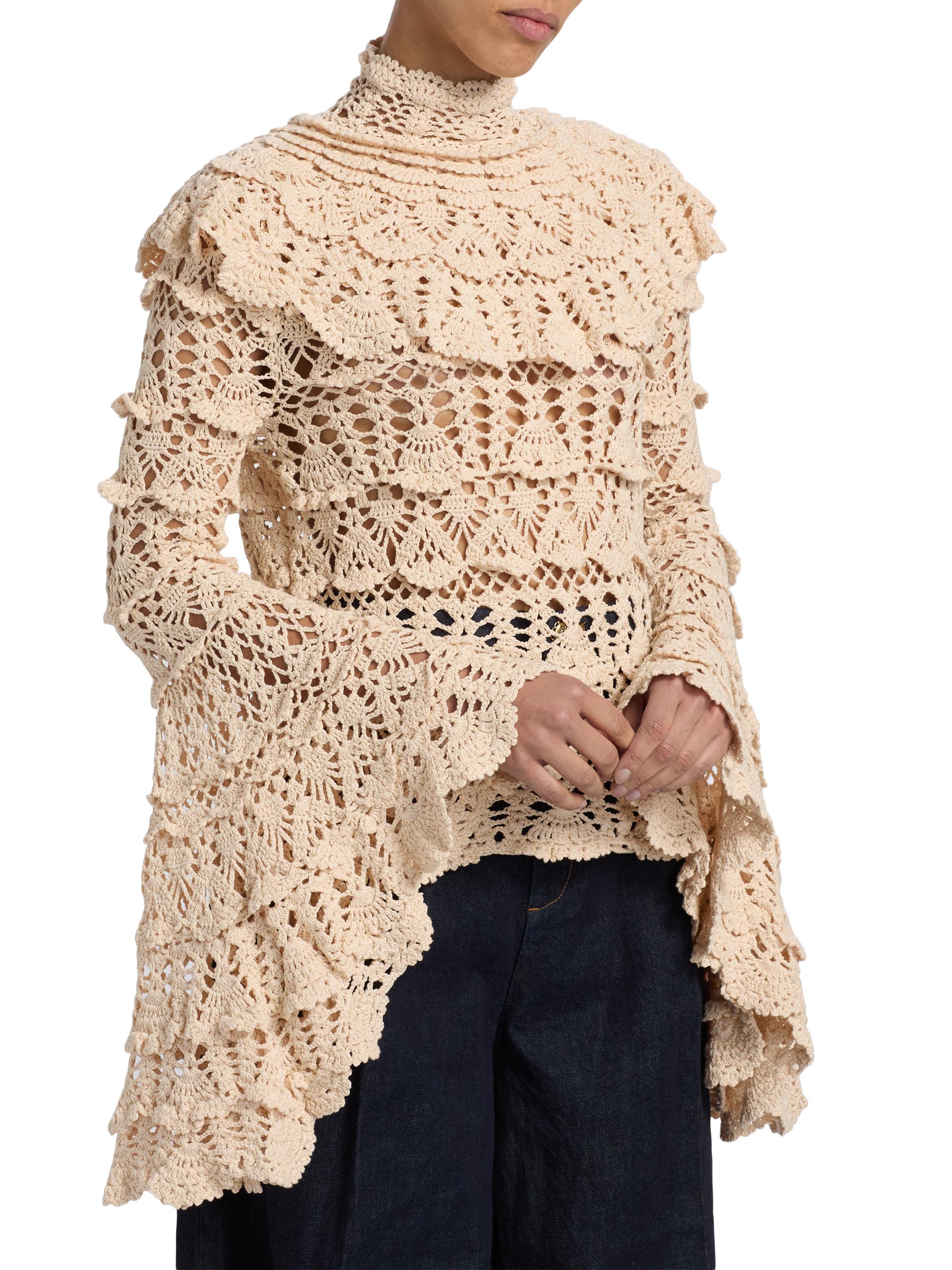 Zimmermann Hypnotic Hand Crochet Sweater | Saks Fifth Avenue
