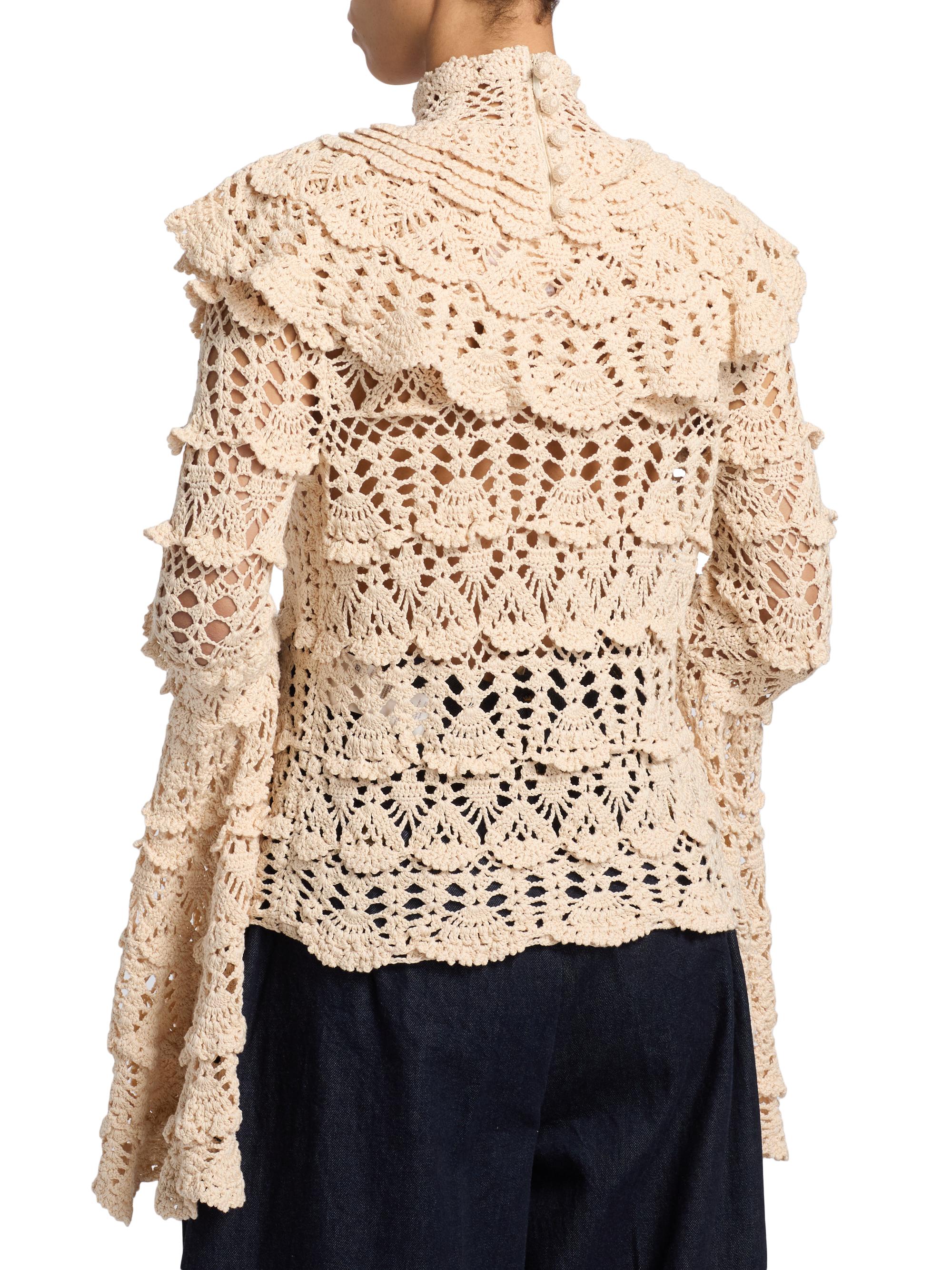 Zimmermann Hypnotic Hand Crochet Sweater | Saks Fifth Avenue