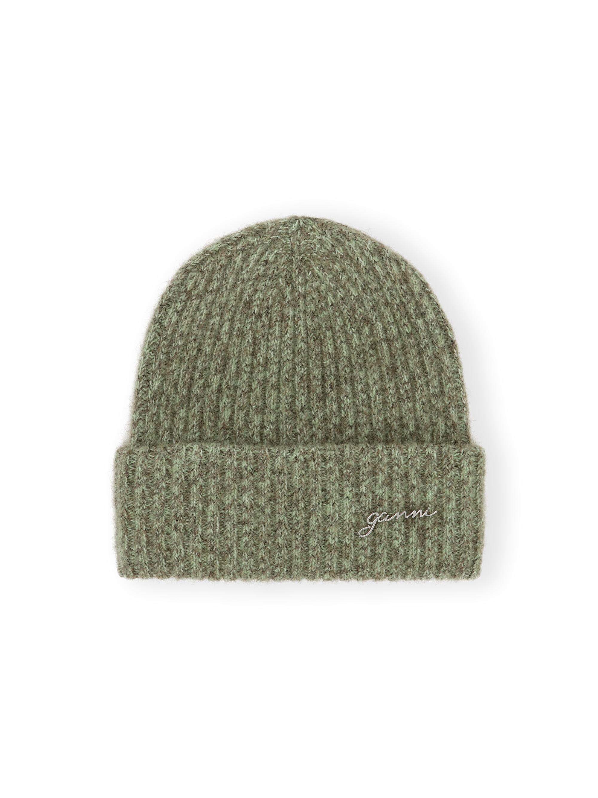 Ganni Wool Blend Logo Beanie | Saks Fifth Avenue